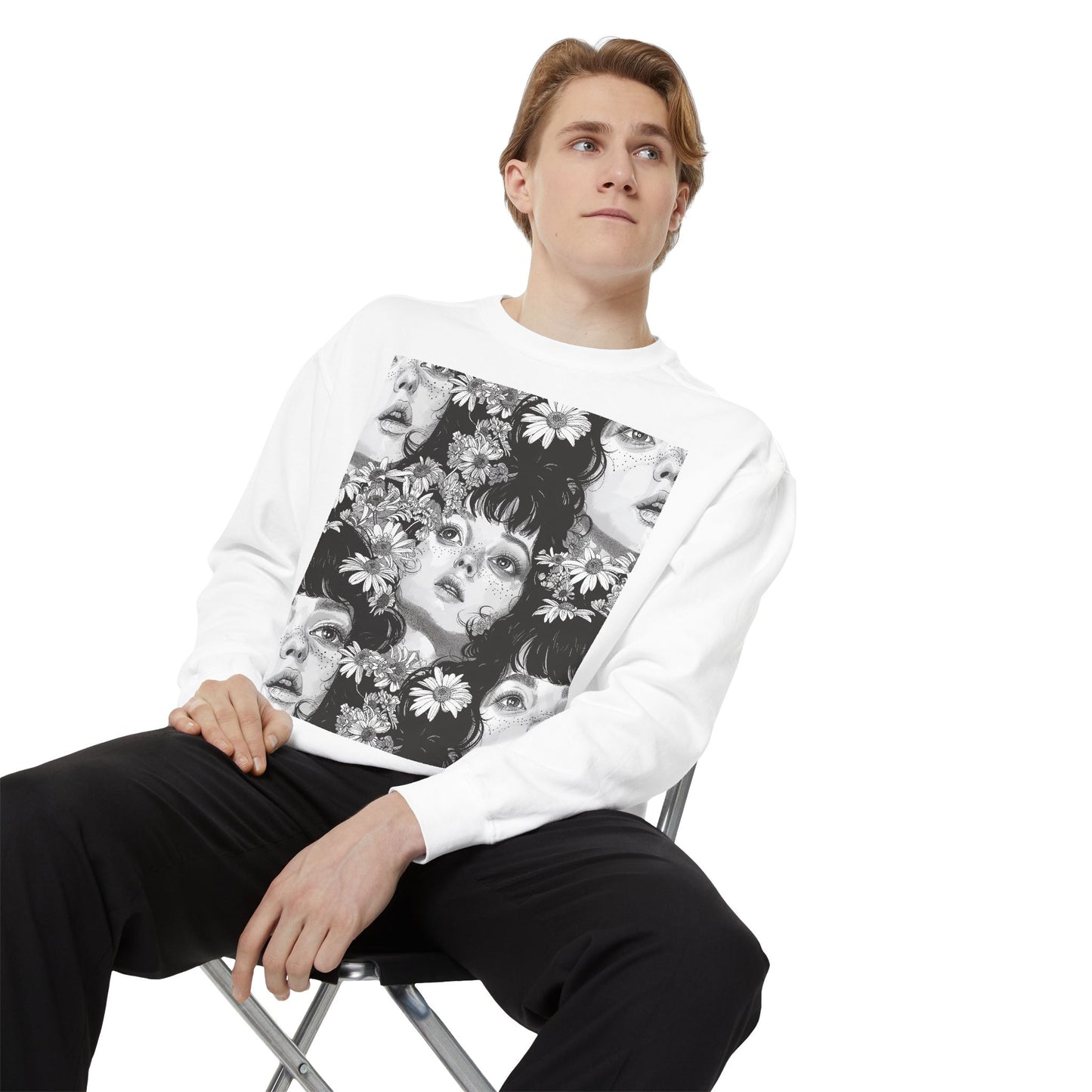 Dyed Sweatshirt - HENTAI Collection with @sumo_world