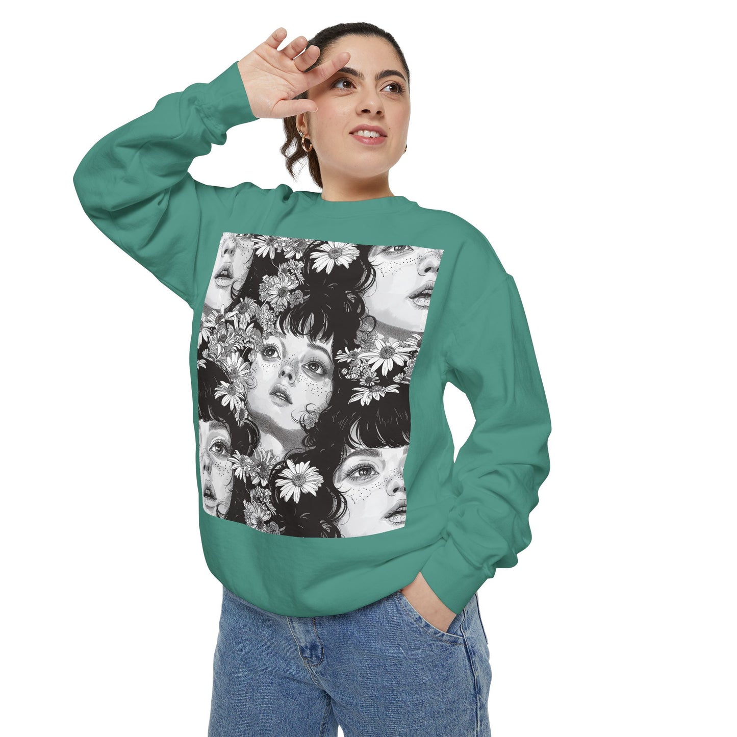 Dyed Sweatshirt - HENTAI Collection with @sumo_world