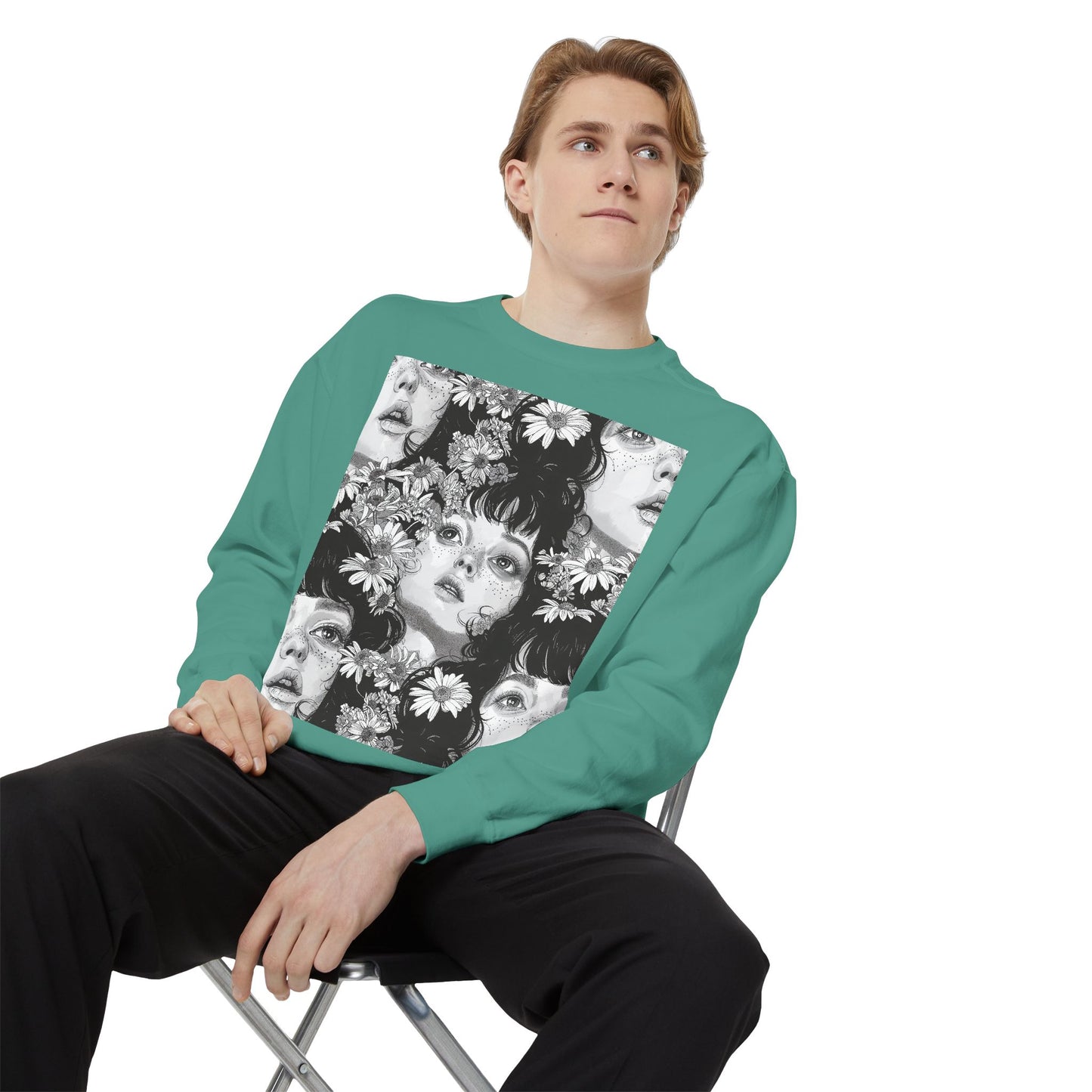 Dyed Sweatshirt - HENTAI Collection with @sumo_world