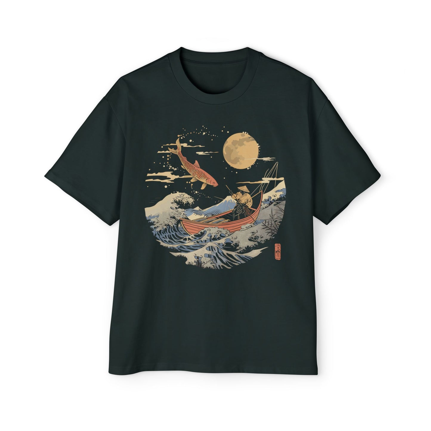 Oversized Tee - HOKUSAI Collection with @sumo_world