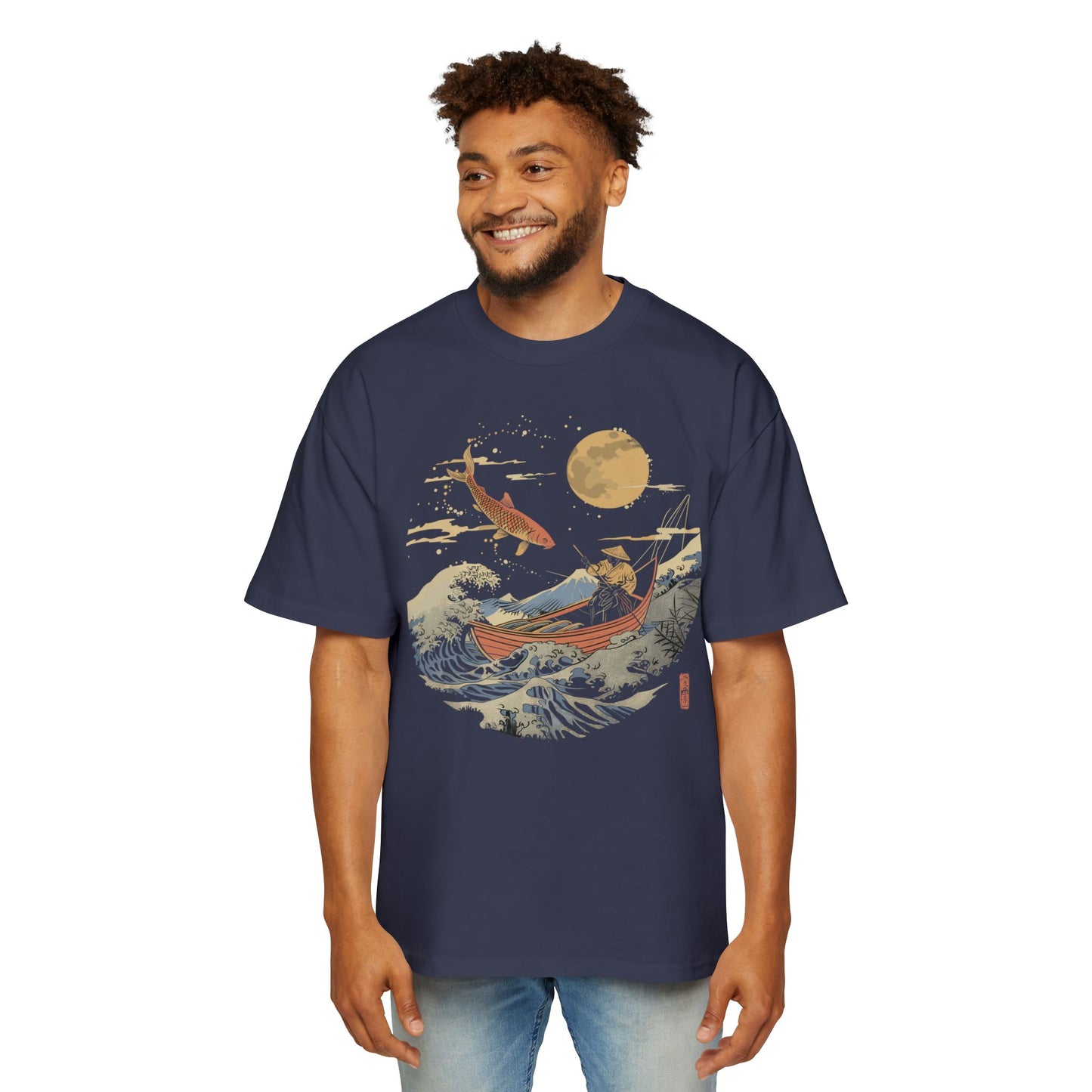 Oversized Tee - HOKUSAI Collection with @sumo_world
