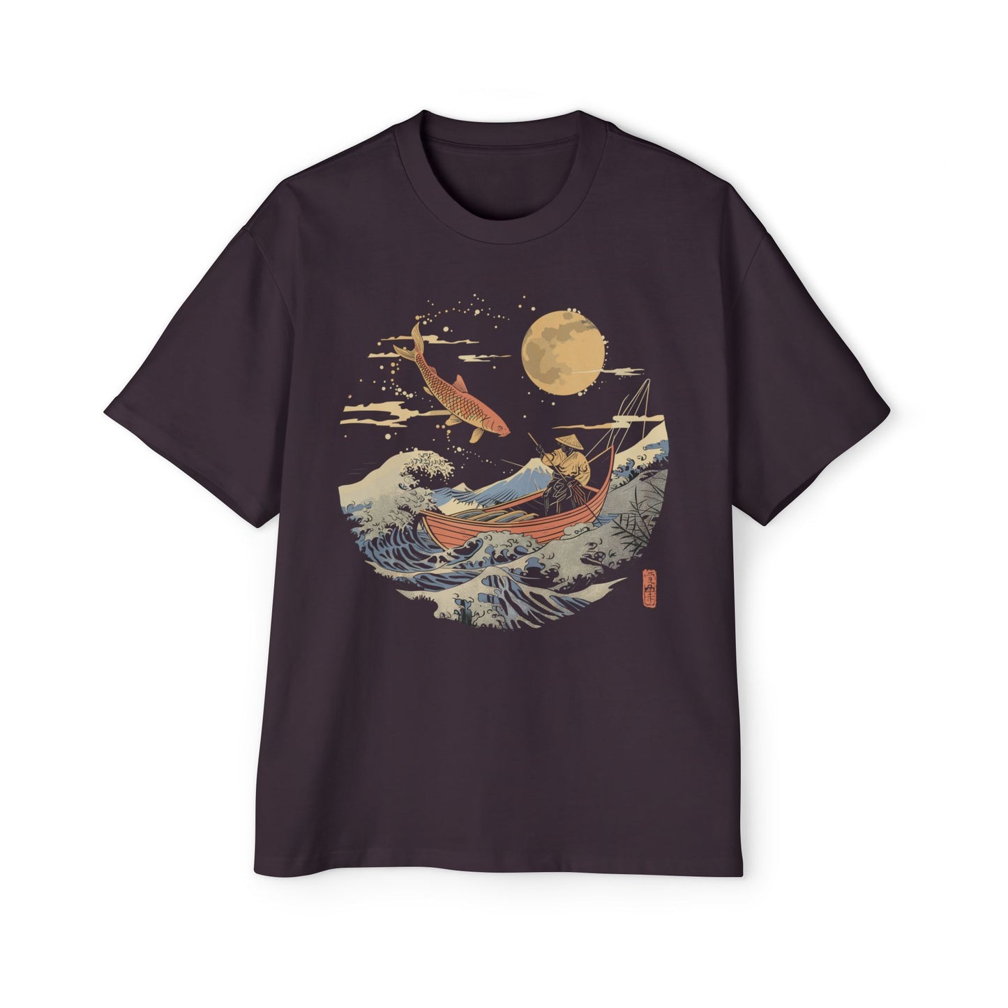 Oversized Tee - HOKUSAI Collection with @sumo_world