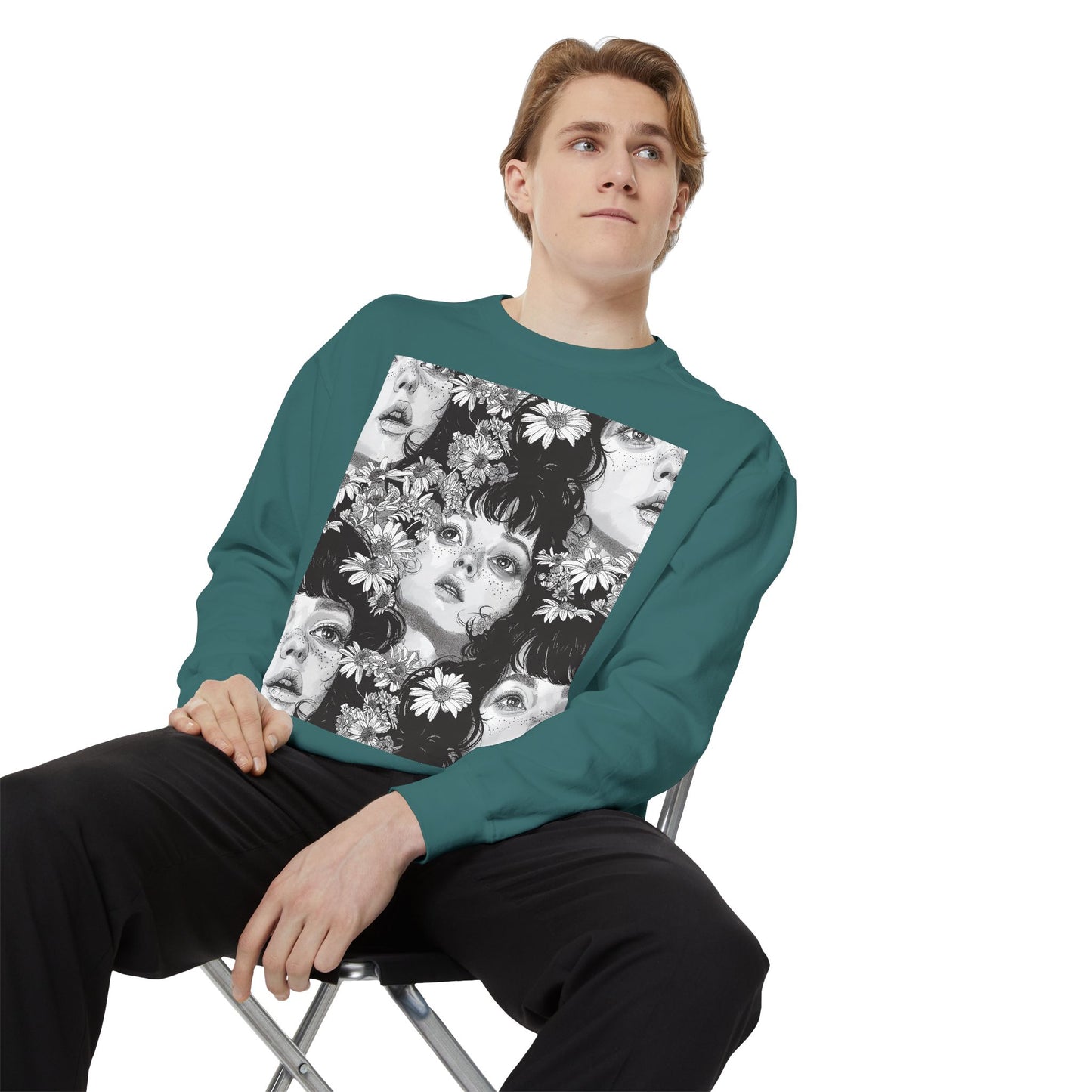 Dyed Sweatshirt - HENTAI Collection with @sumo_world