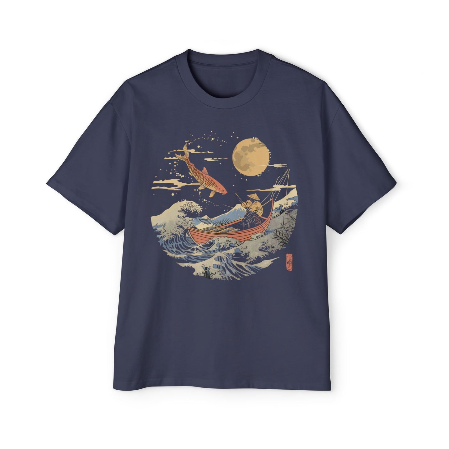 Oversized Tee - HOKUSAI Collection with @sumo_world