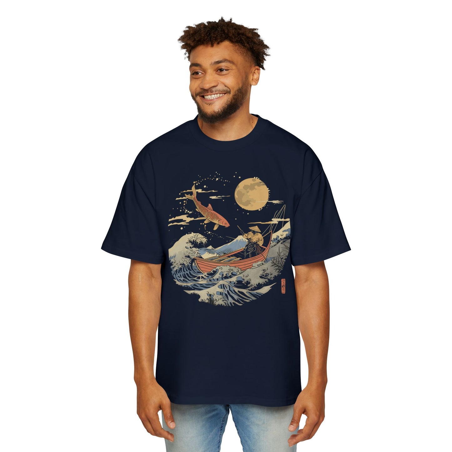 Oversized Tee - HOKUSAI Collection with @sumo_world