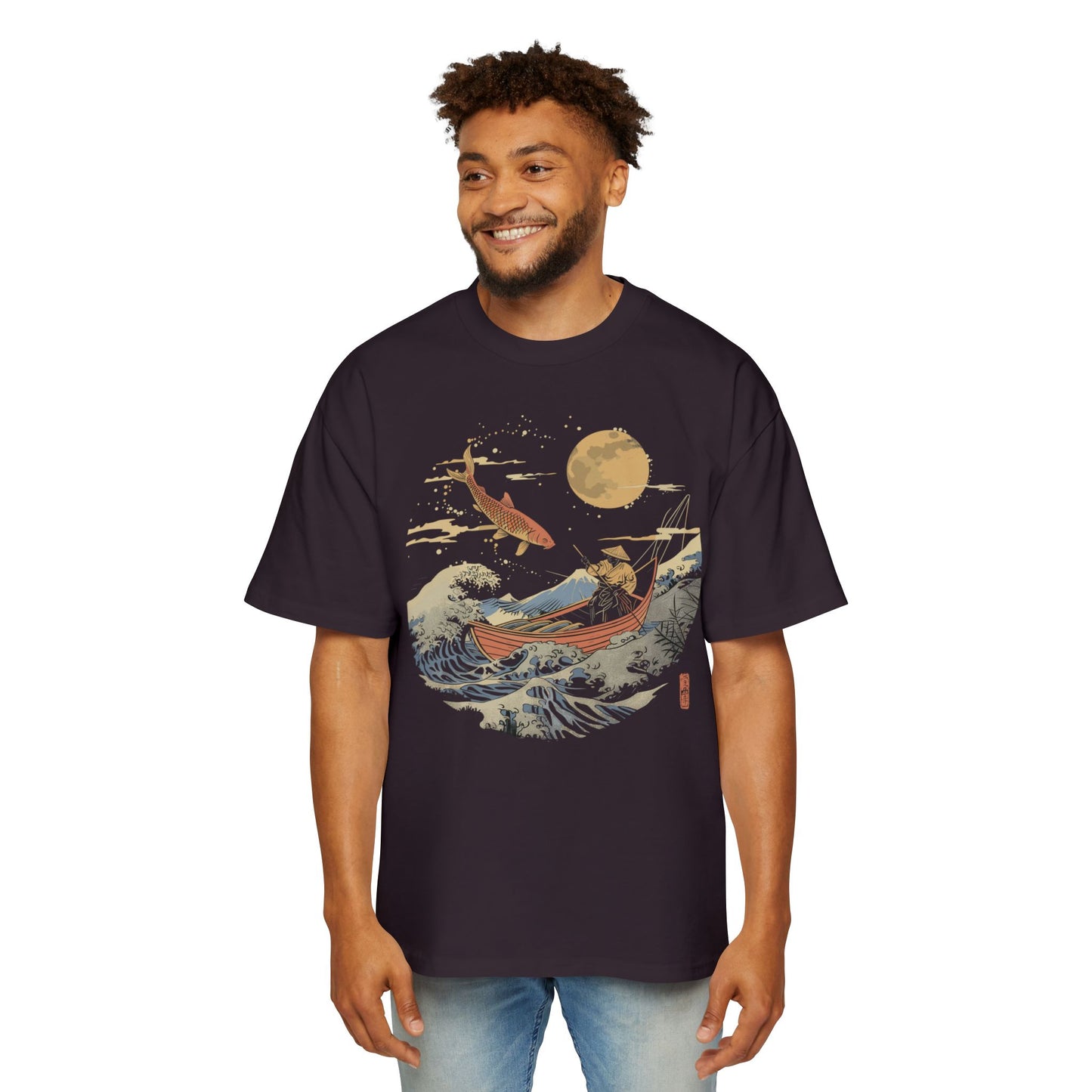Oversized Tee - HOKUSAI Collection with @sumo_world