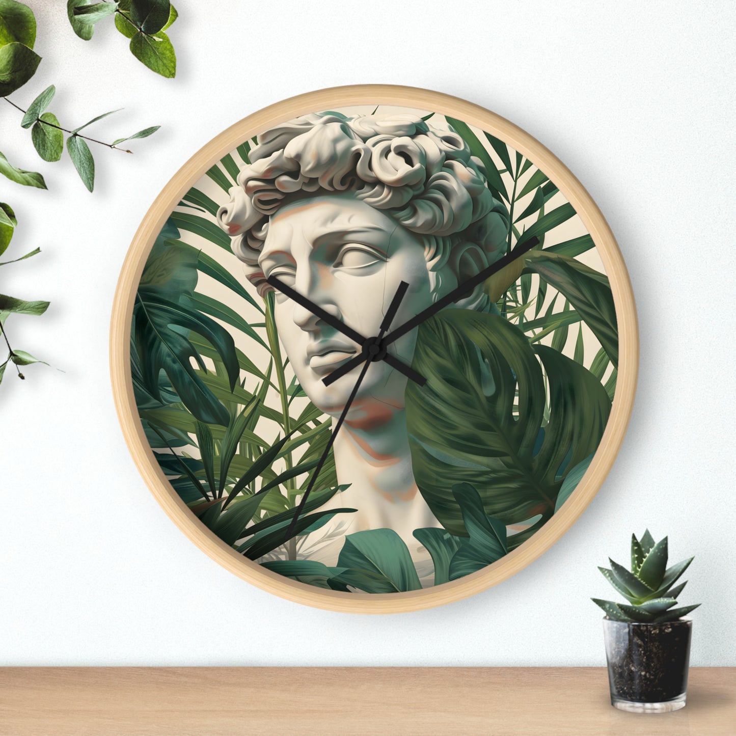 Tropical Eclectic Wall Clock