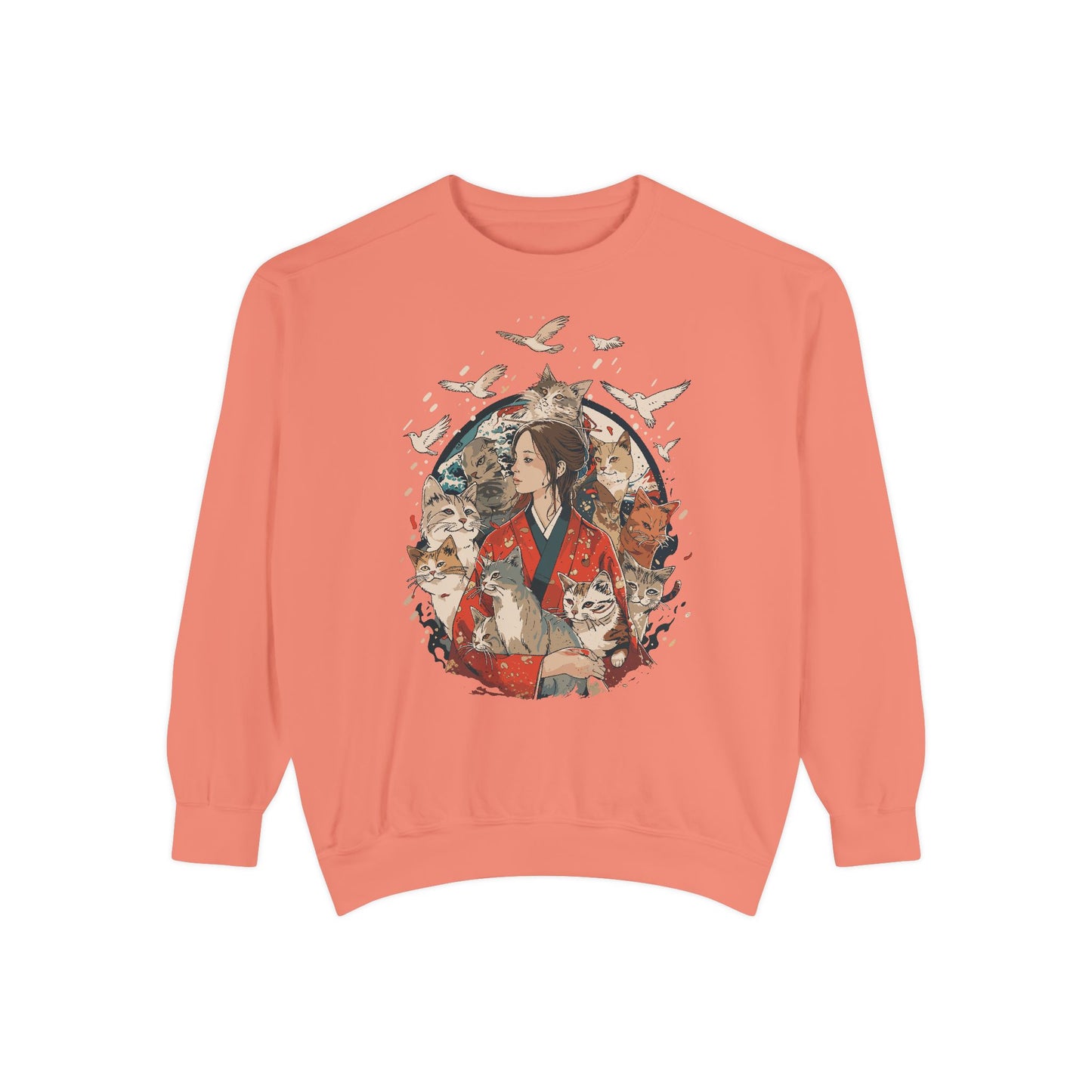 Oversized Sweatshirt - HAKU CAT Collection with @sumo_world