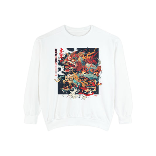 Haku Cat Dyed Sweatshirt