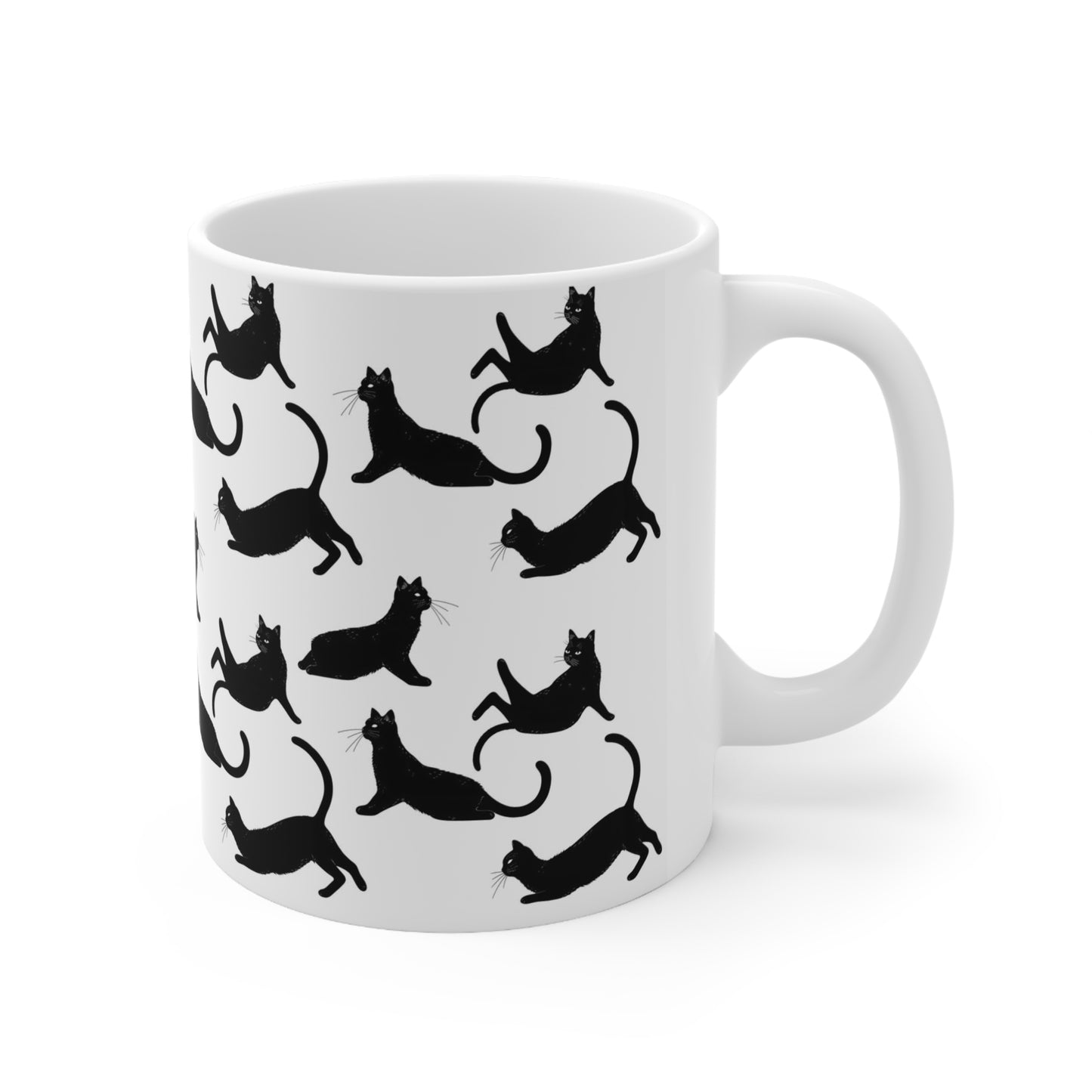 Relaxed Cat Ceramic Mug 11oz