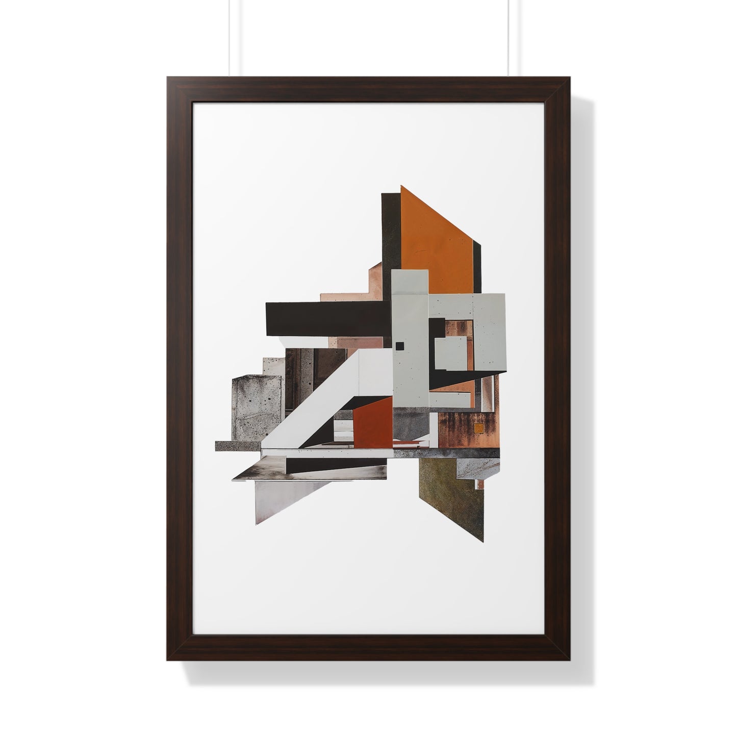 Brutalist Framed Vertical Poster