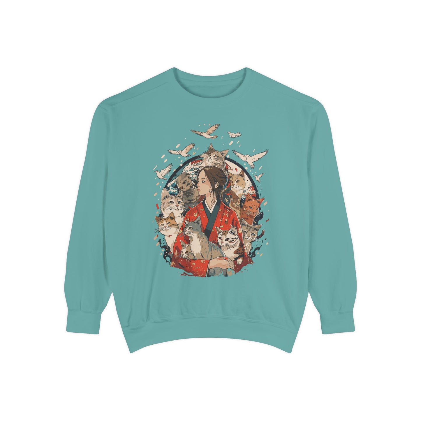 Oversized Sweatshirt - HAKU CAT Collection with @sumo_world