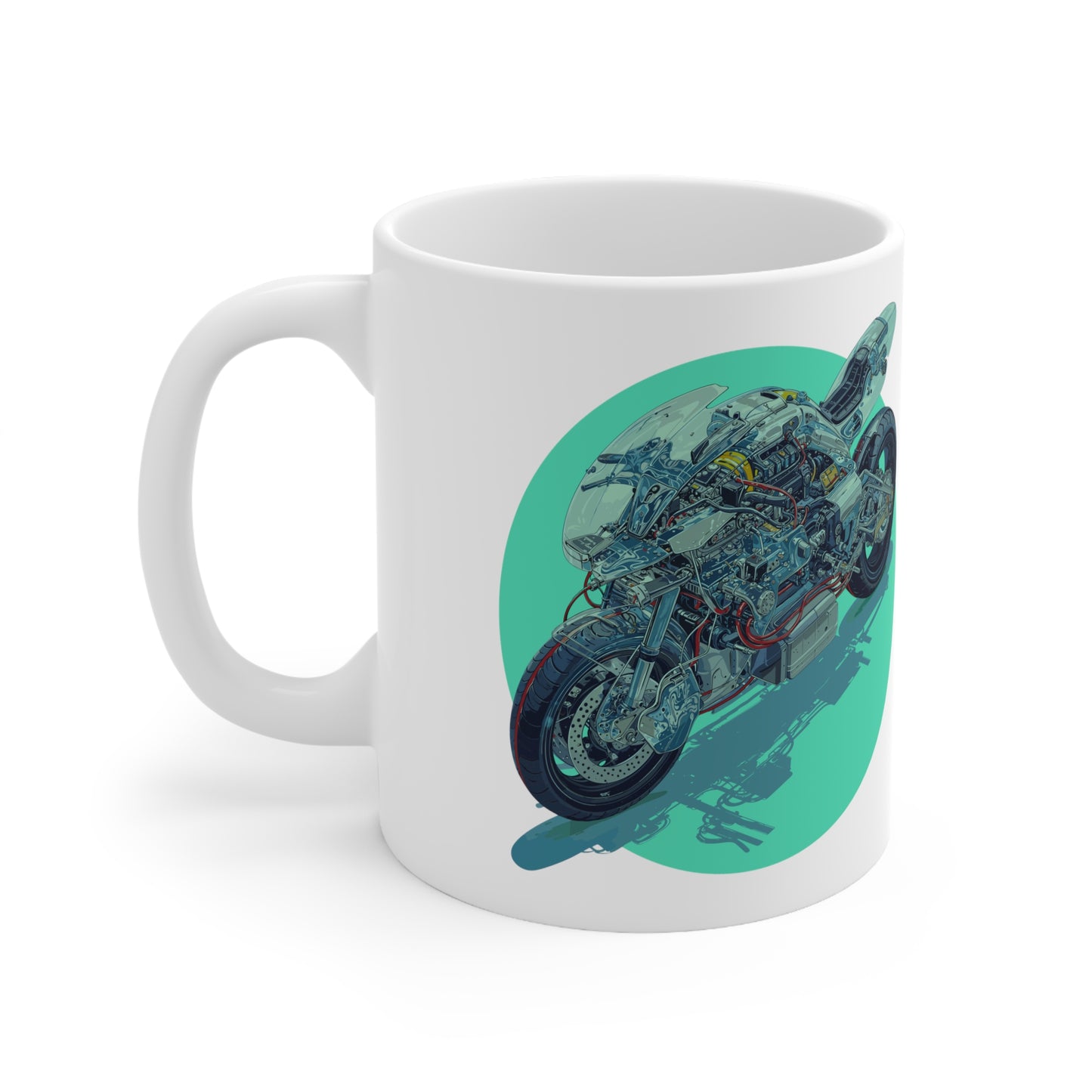 Future Motorcycle Ceramic Mug 11oz