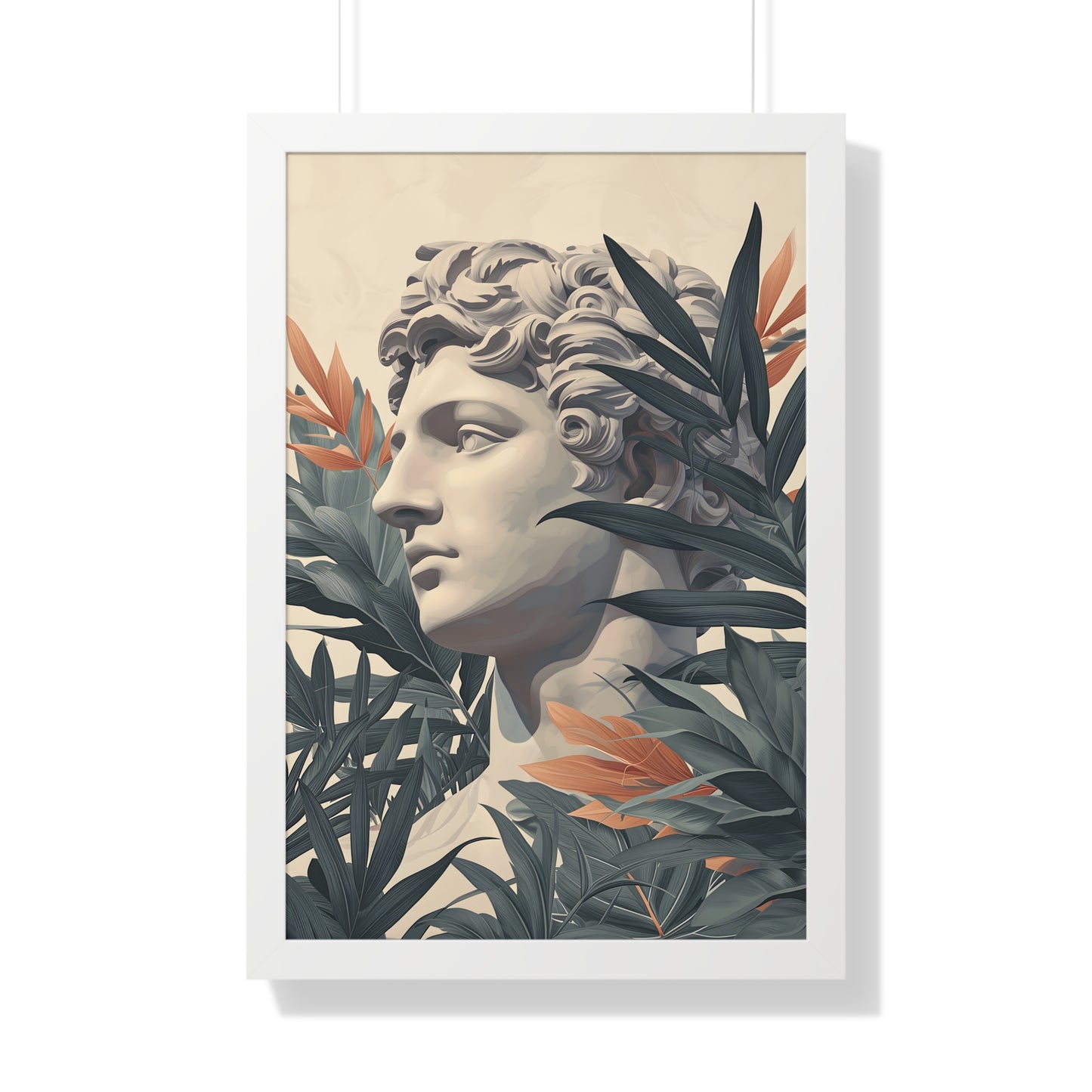 Tropical Eclectic Framed Vertical Poster