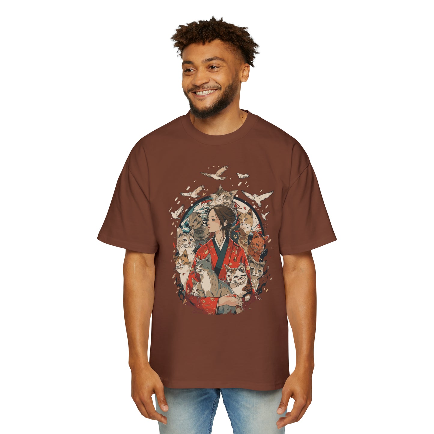 Haku Cats Heavy Oversized Tee