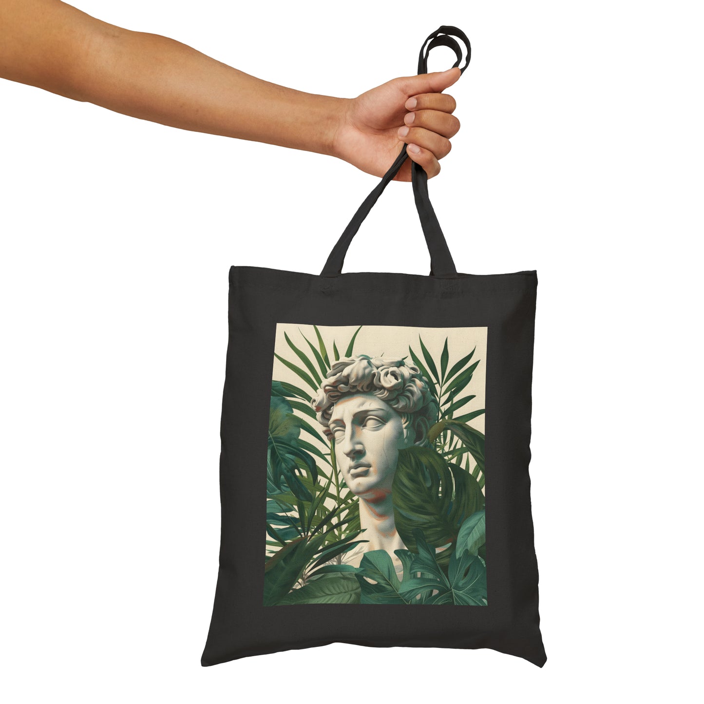 Tropical Eclectic Cotton Canvas Tote Bag