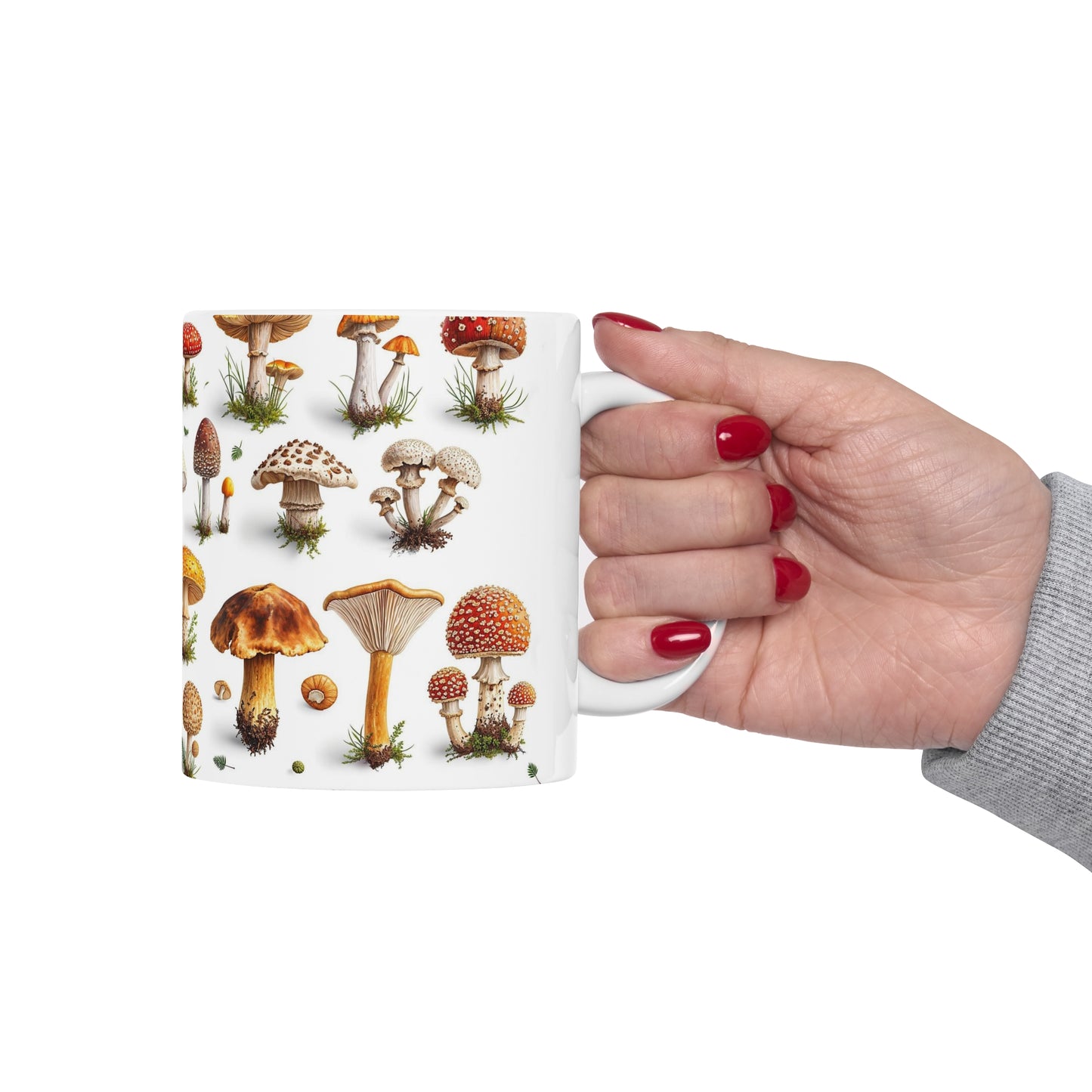 Mushroom Ceramic Mug 11oz