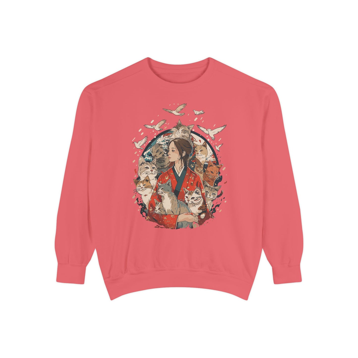 Oversized Sweatshirt - HAKU CAT Collection with @sumo_world