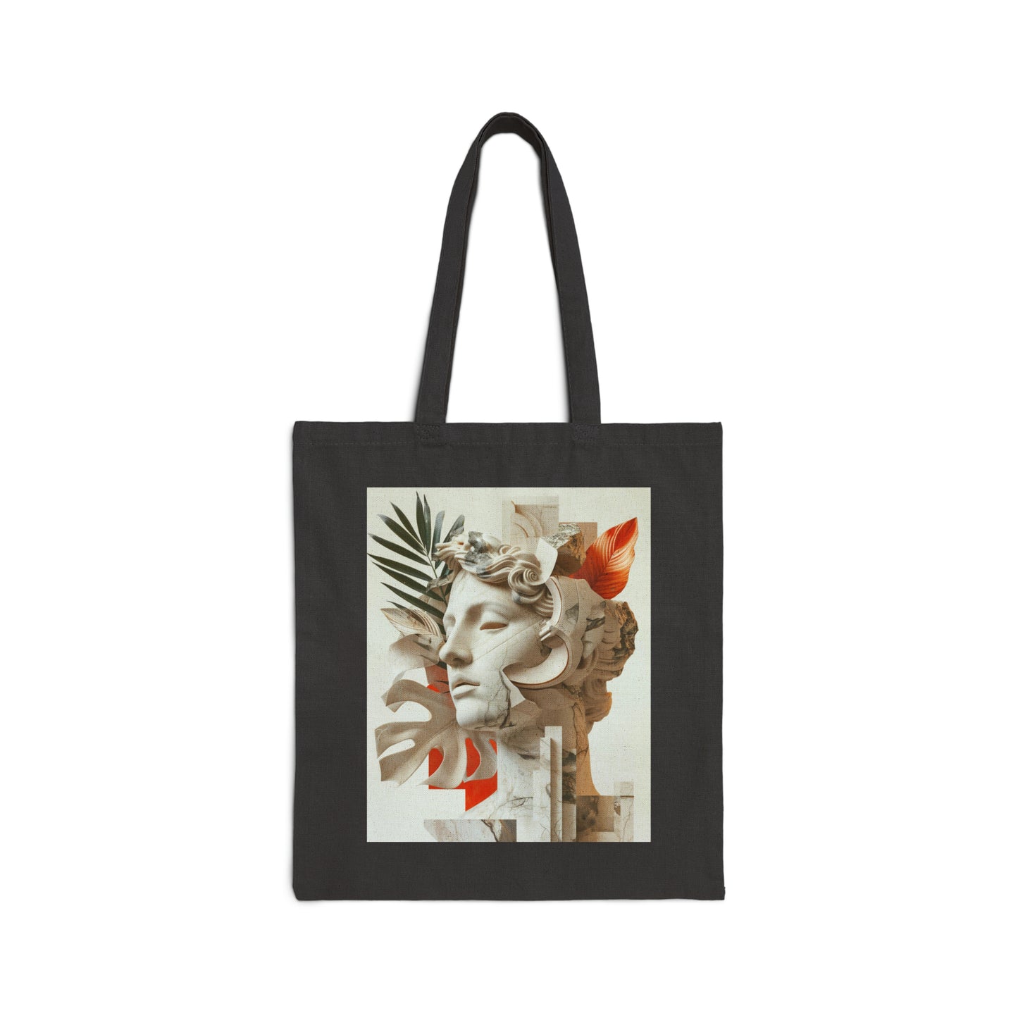 Tropical Eclectic Cotton Canvas Tote Bag