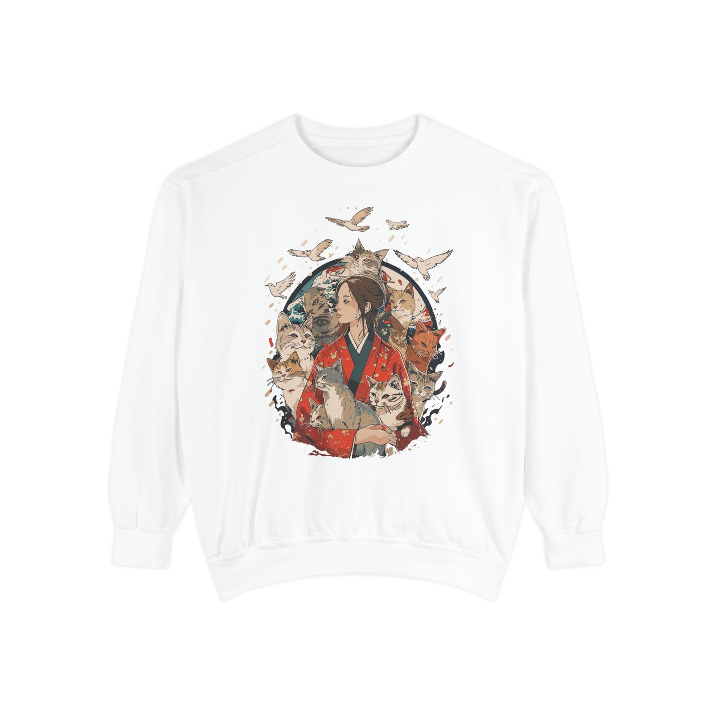 Oversized Sweatshirt - HAKU CAT Collection with @sumo_world