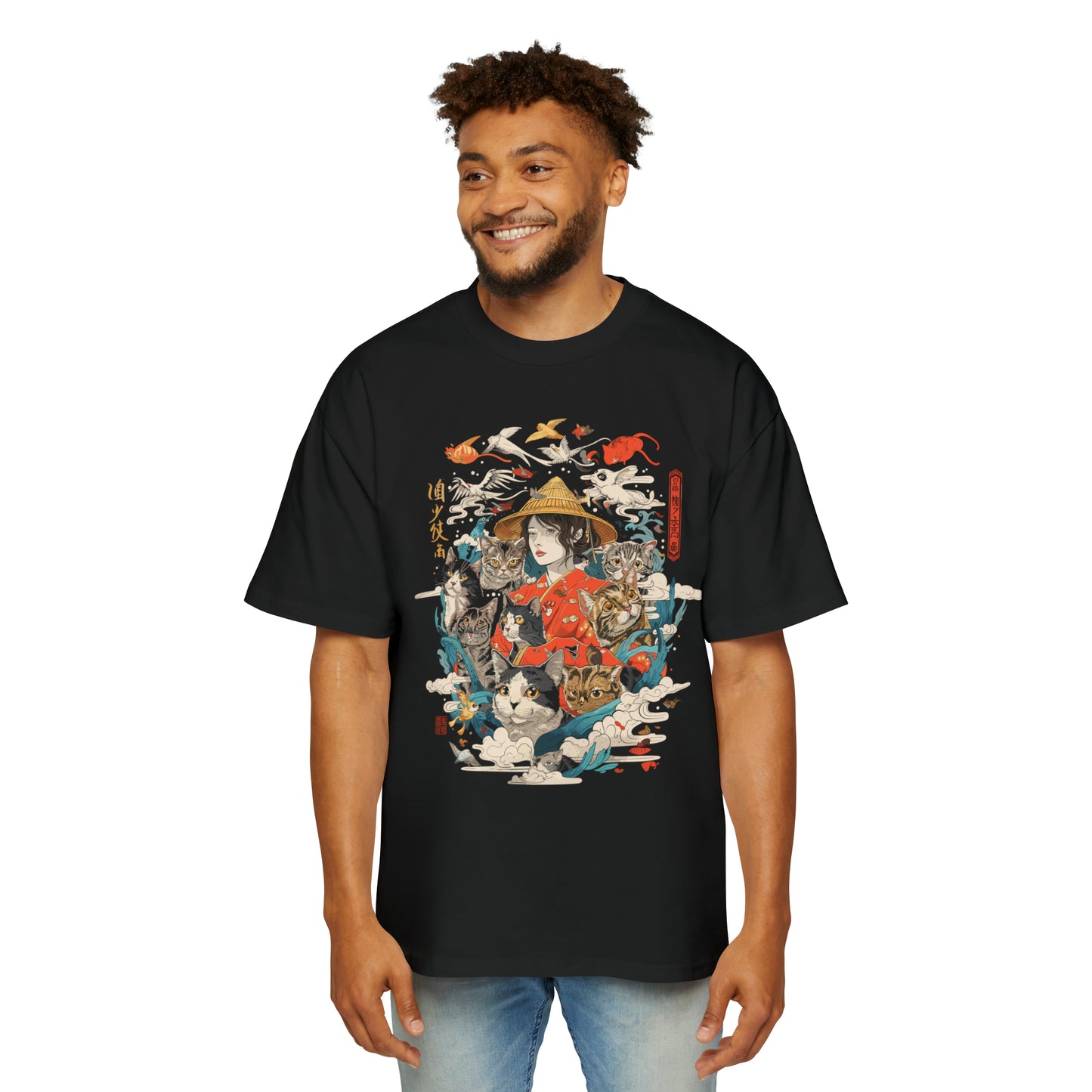 Haku Cats Heavy Oversized Tee