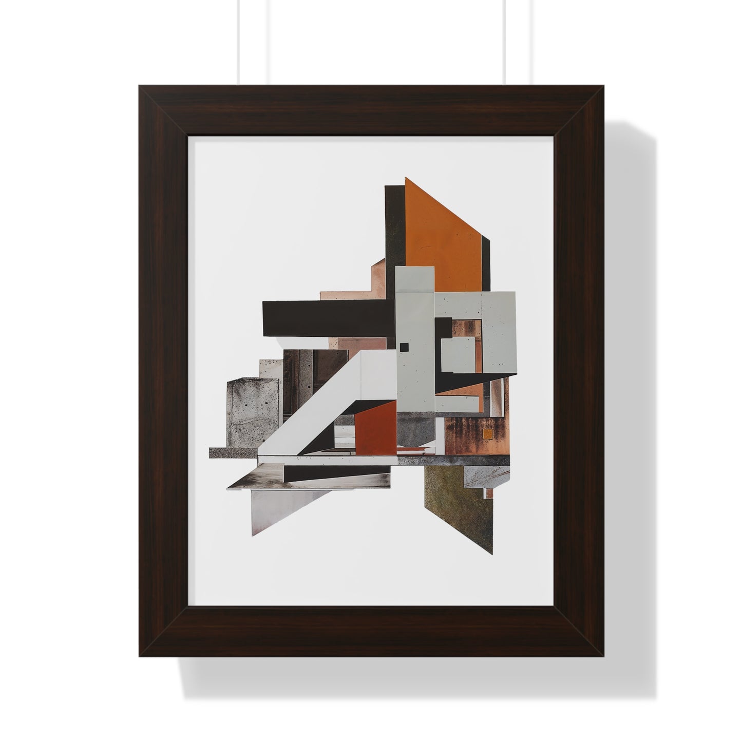 Brutalist Framed Vertical Poster