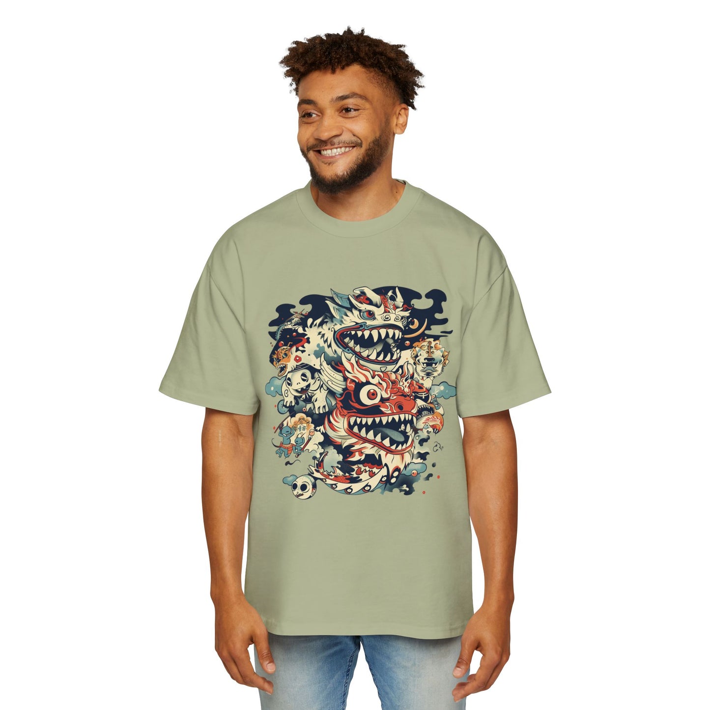 Haku Cats Heavy Oversized Tee