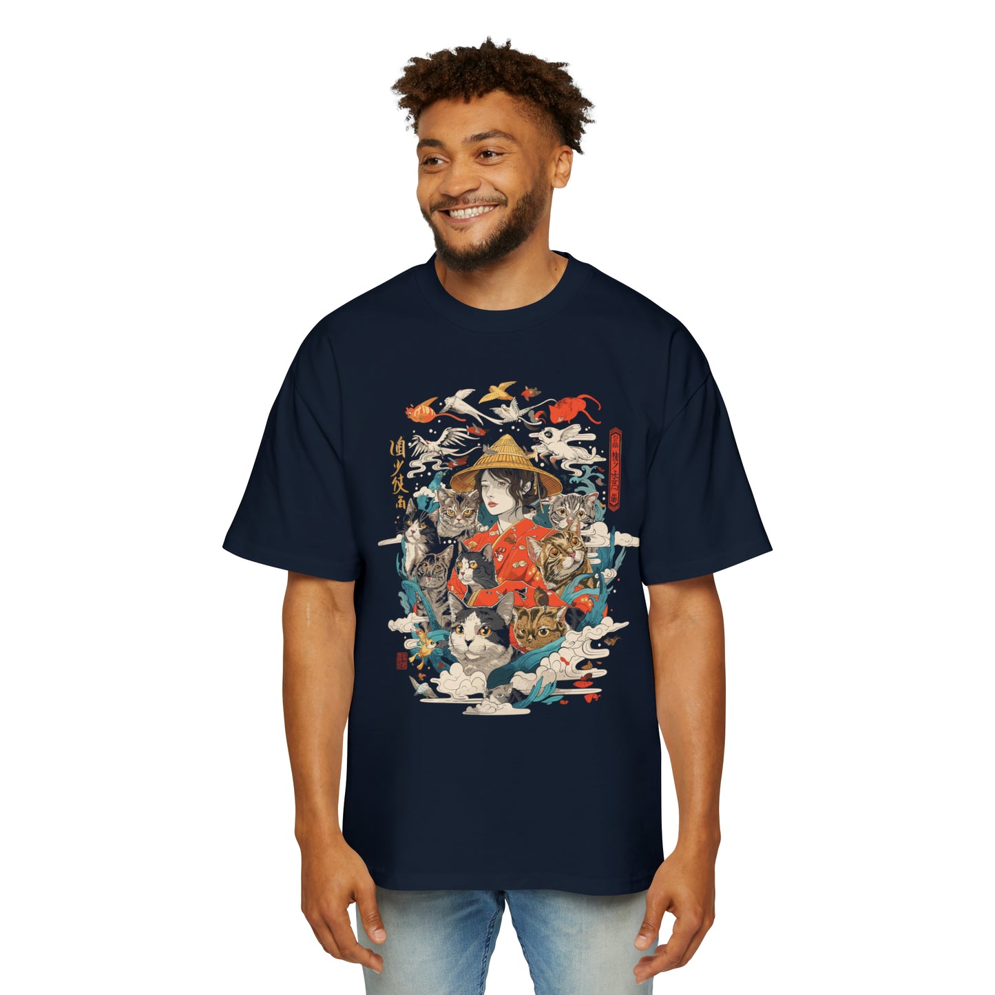 Haku Cats Heavy Oversized Tee