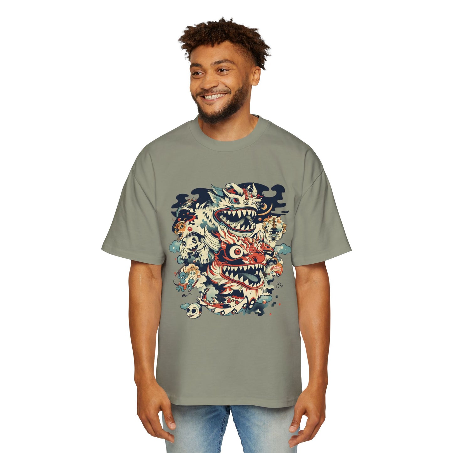 Haku Cats Heavy Oversized Tee