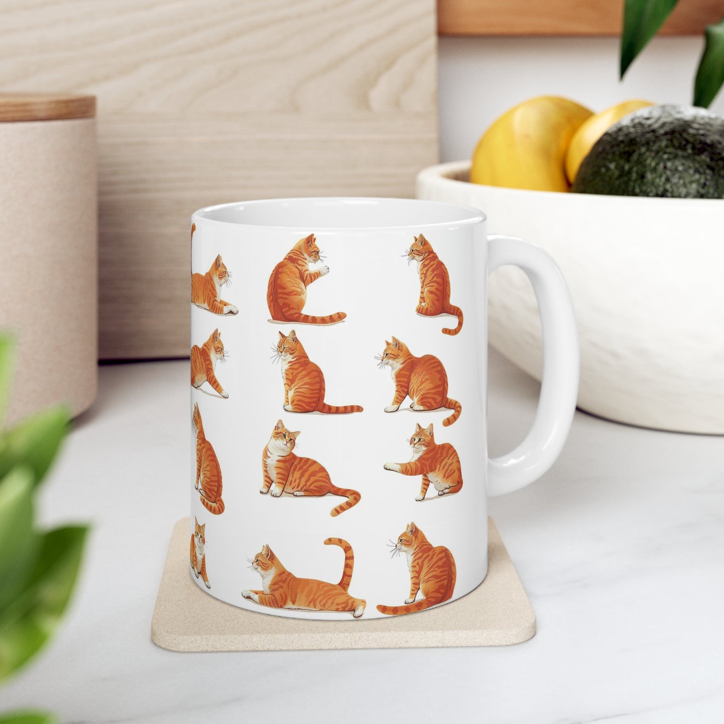 Cat Ceramic Mug 11oz