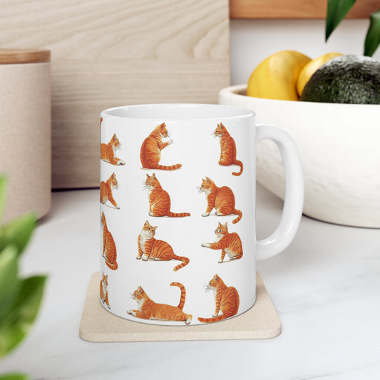 Cat Ceramic Mug 11oz