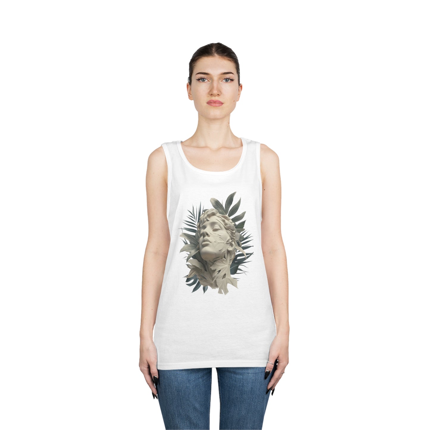 Tropical Eclectic Unisex Heavy Cotton Tank Top