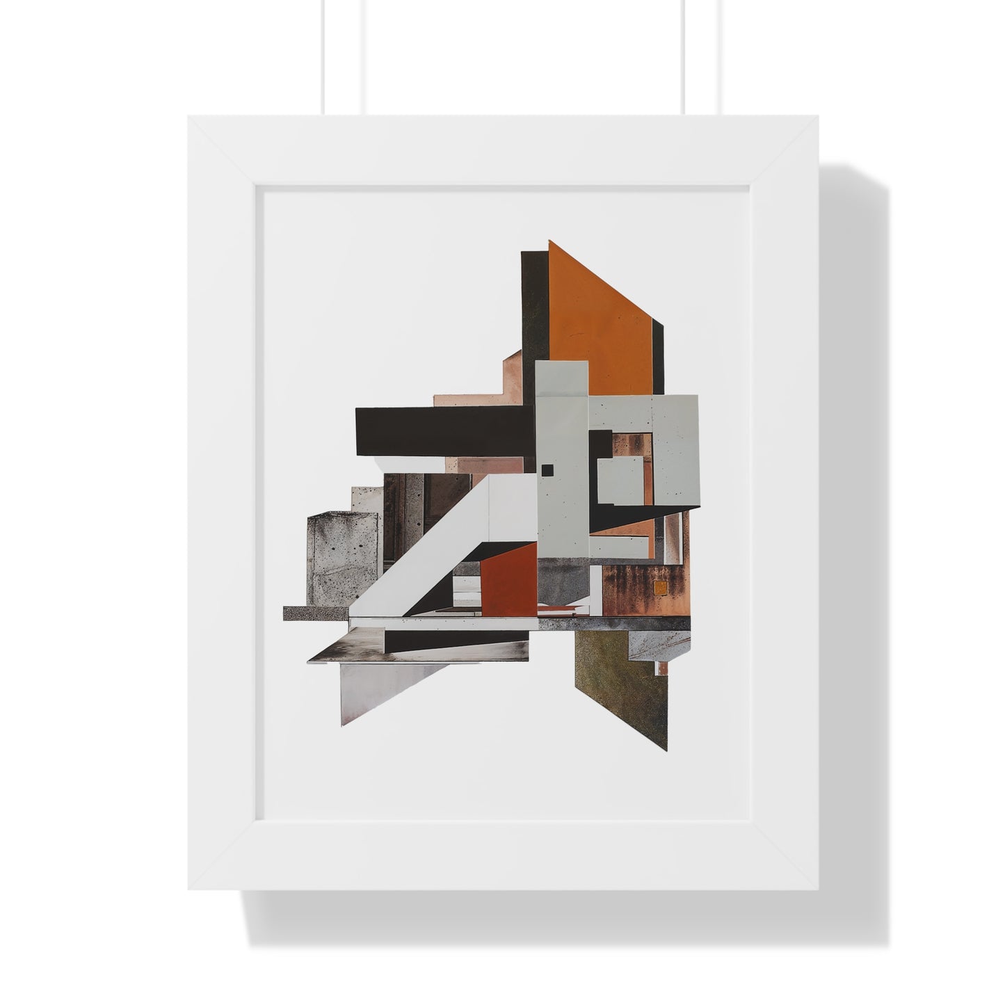 Brutalist Framed Vertical Poster