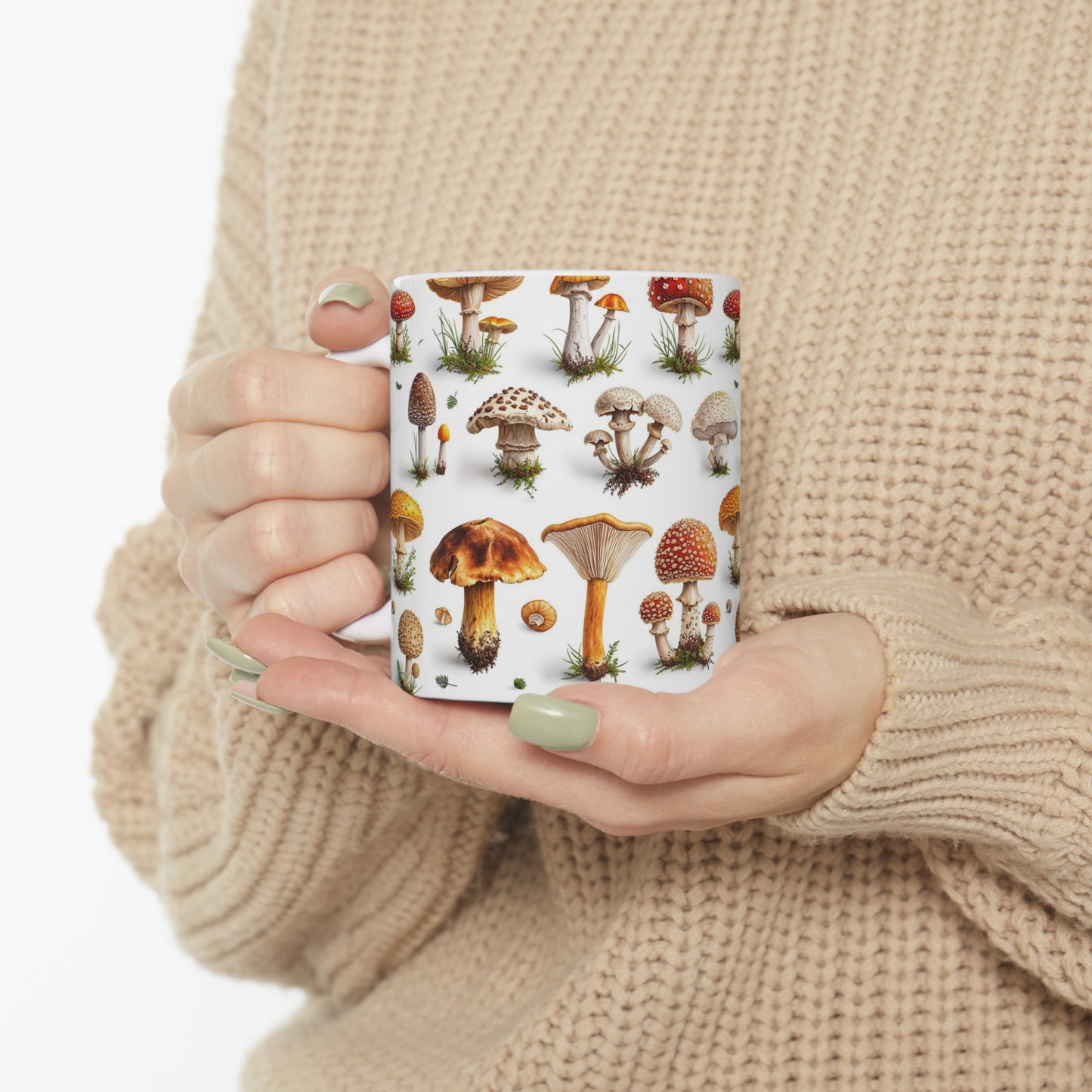 Mushroom Ceramic Mug 11oz