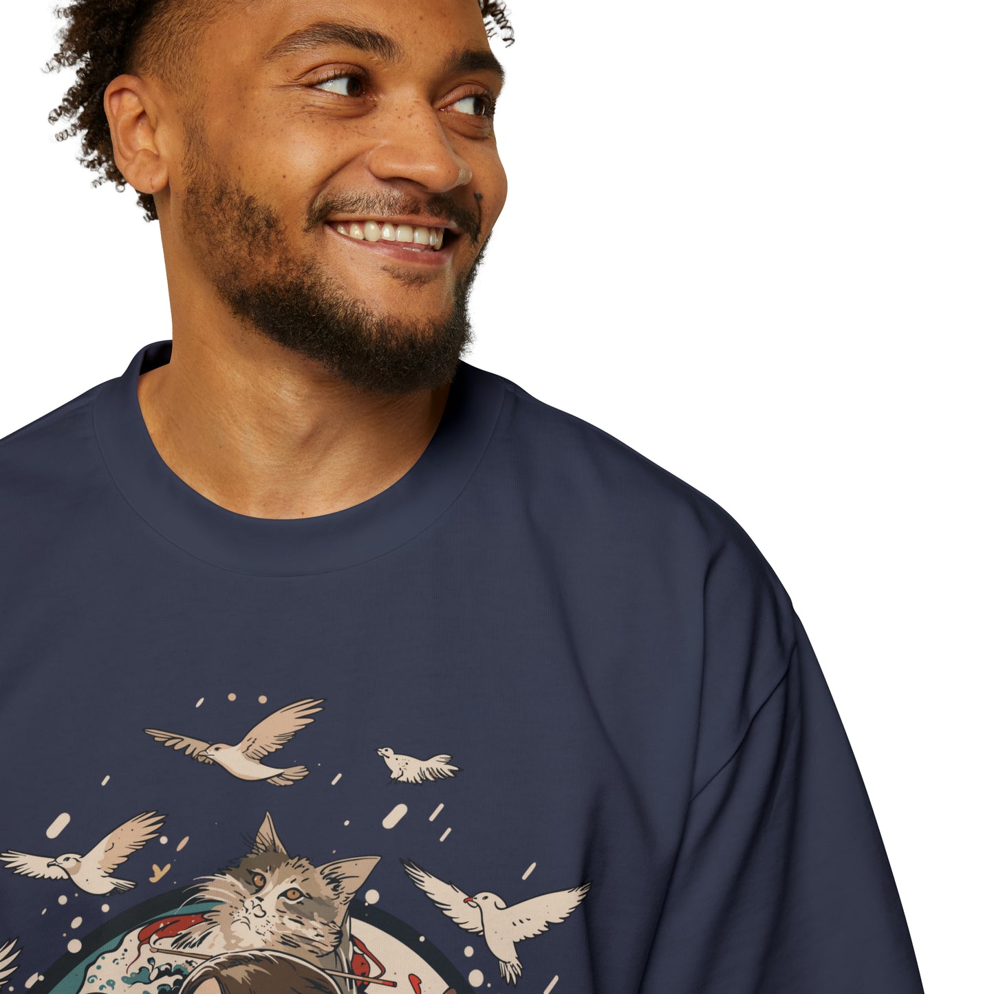 Haku Cats Heavy Oversized Tee