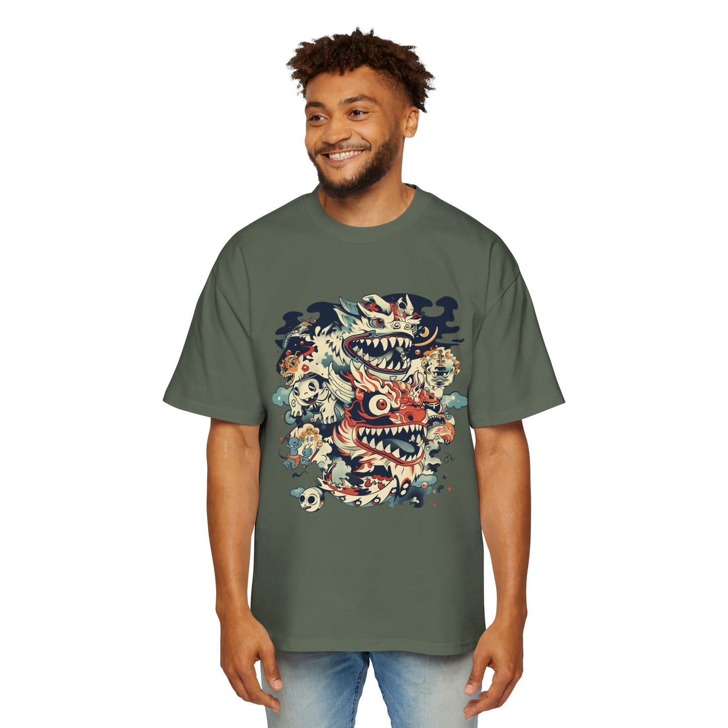 Haku Cats Heavy Oversized Tee