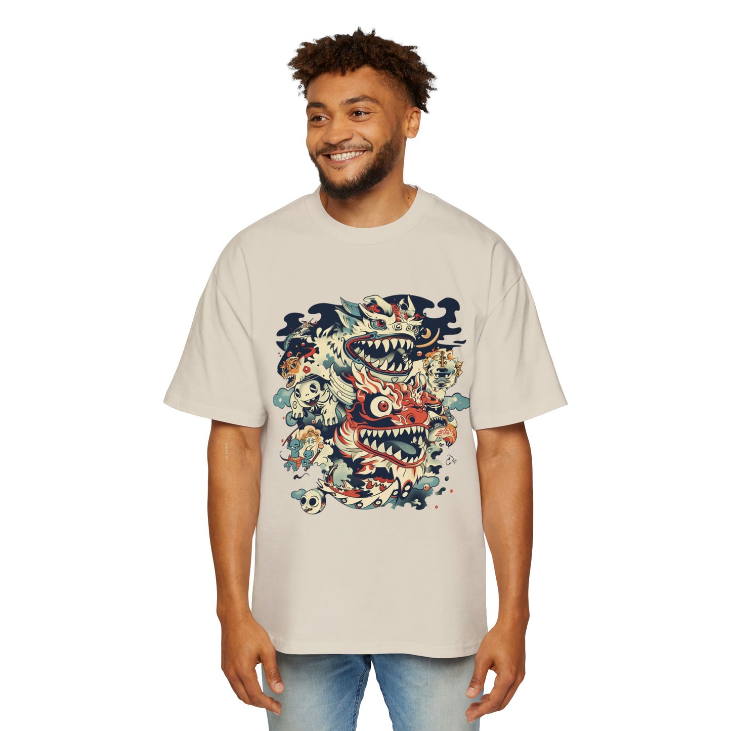 Haku Cats Heavy Oversized Tee