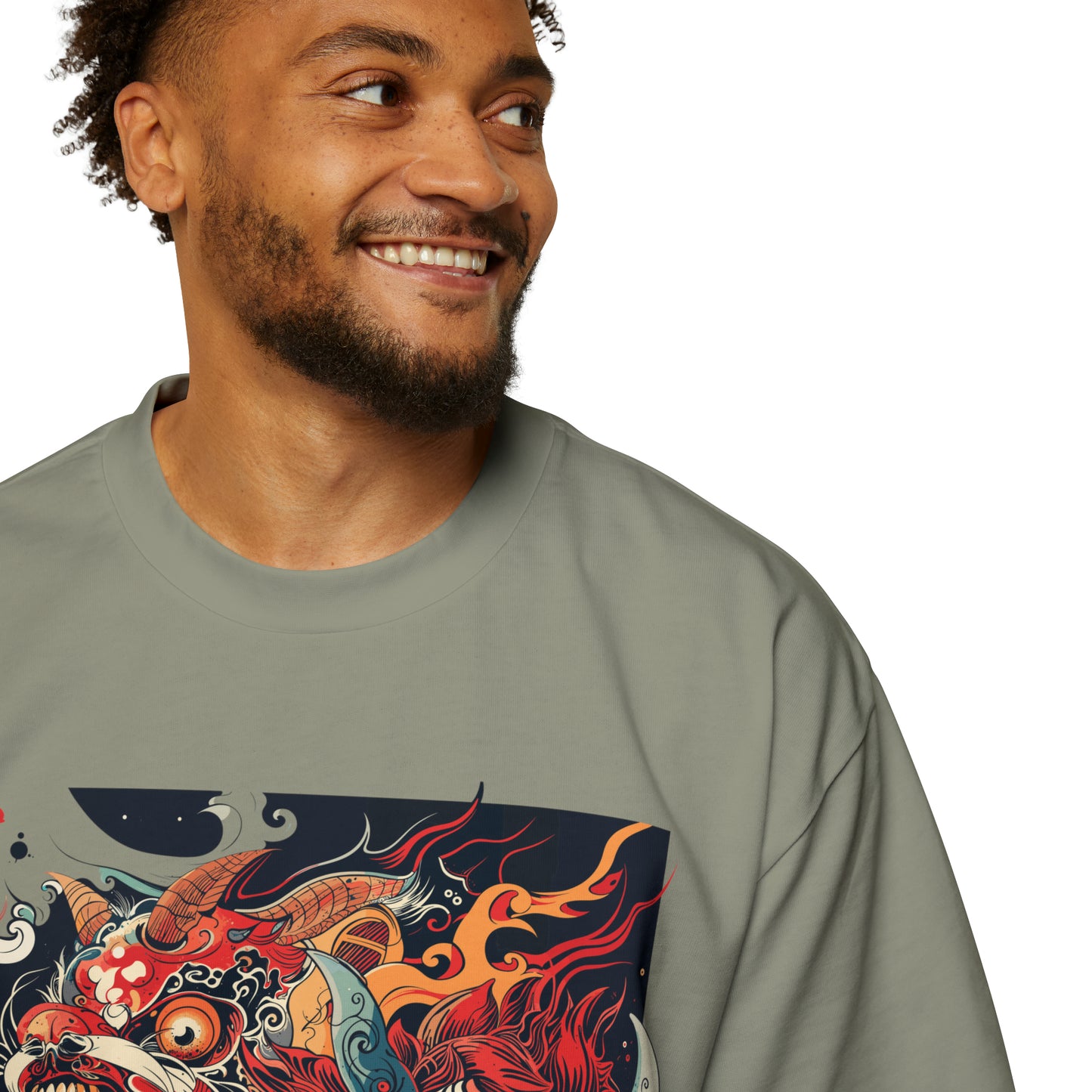 Haku Cats Heavy Oversized Tee