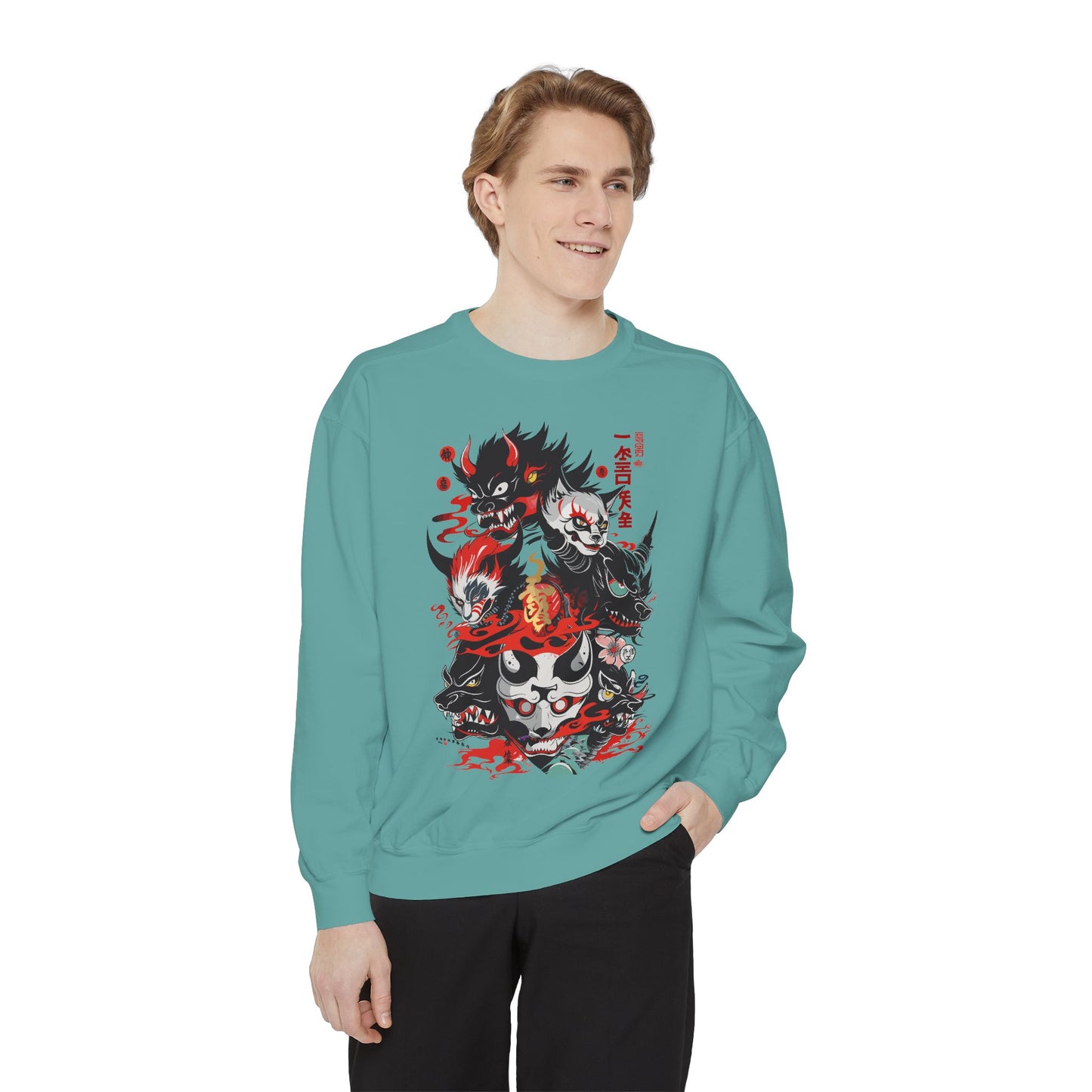 Haku Cat Dyed Sweatshirt