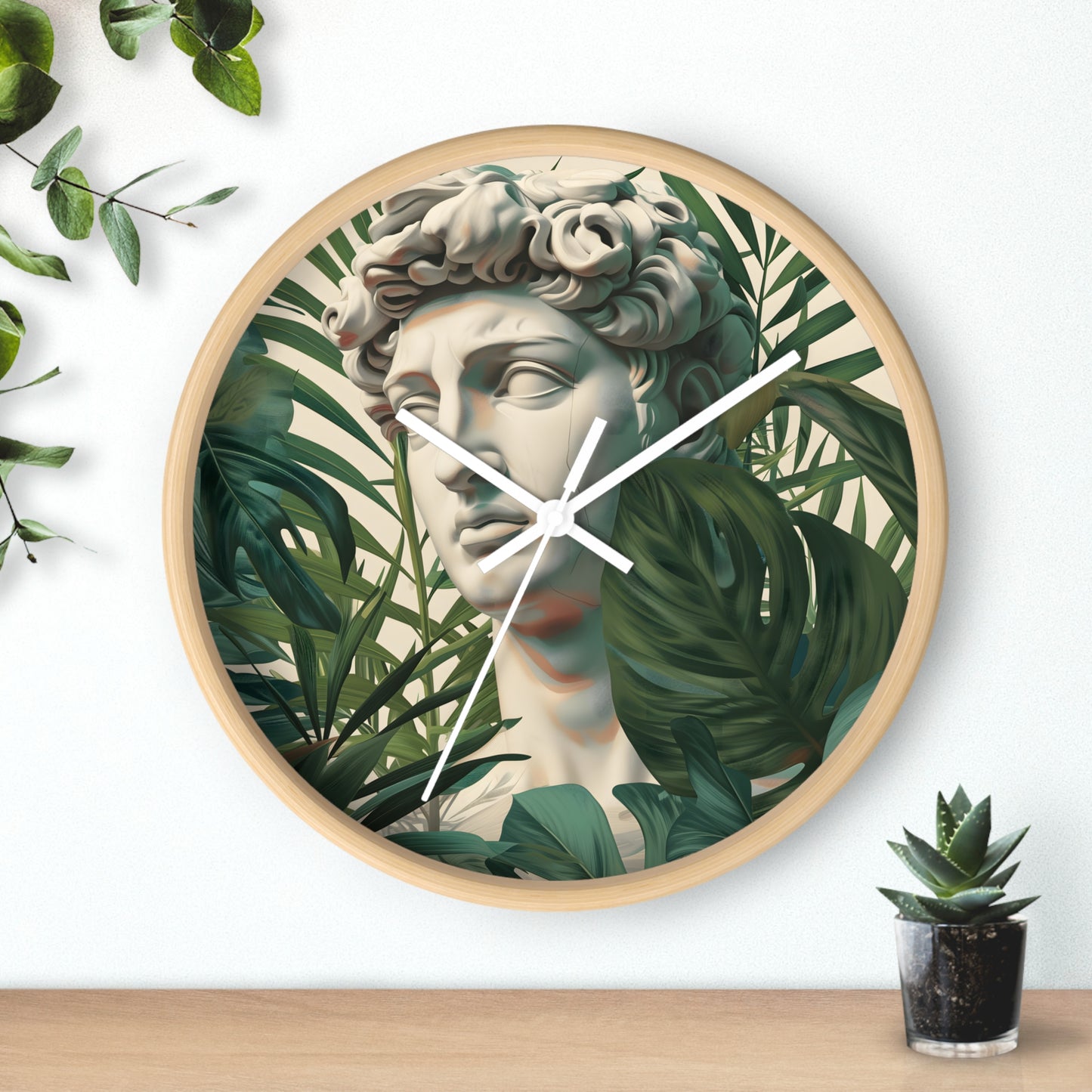 Tropical Eclectic Wall Clock