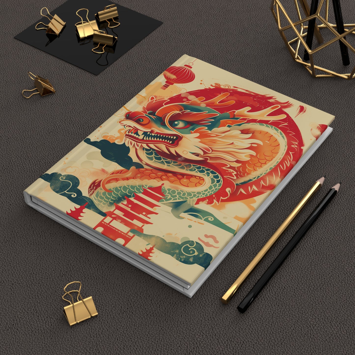 The Dragon Lunar Year Hardcover Journal Matte