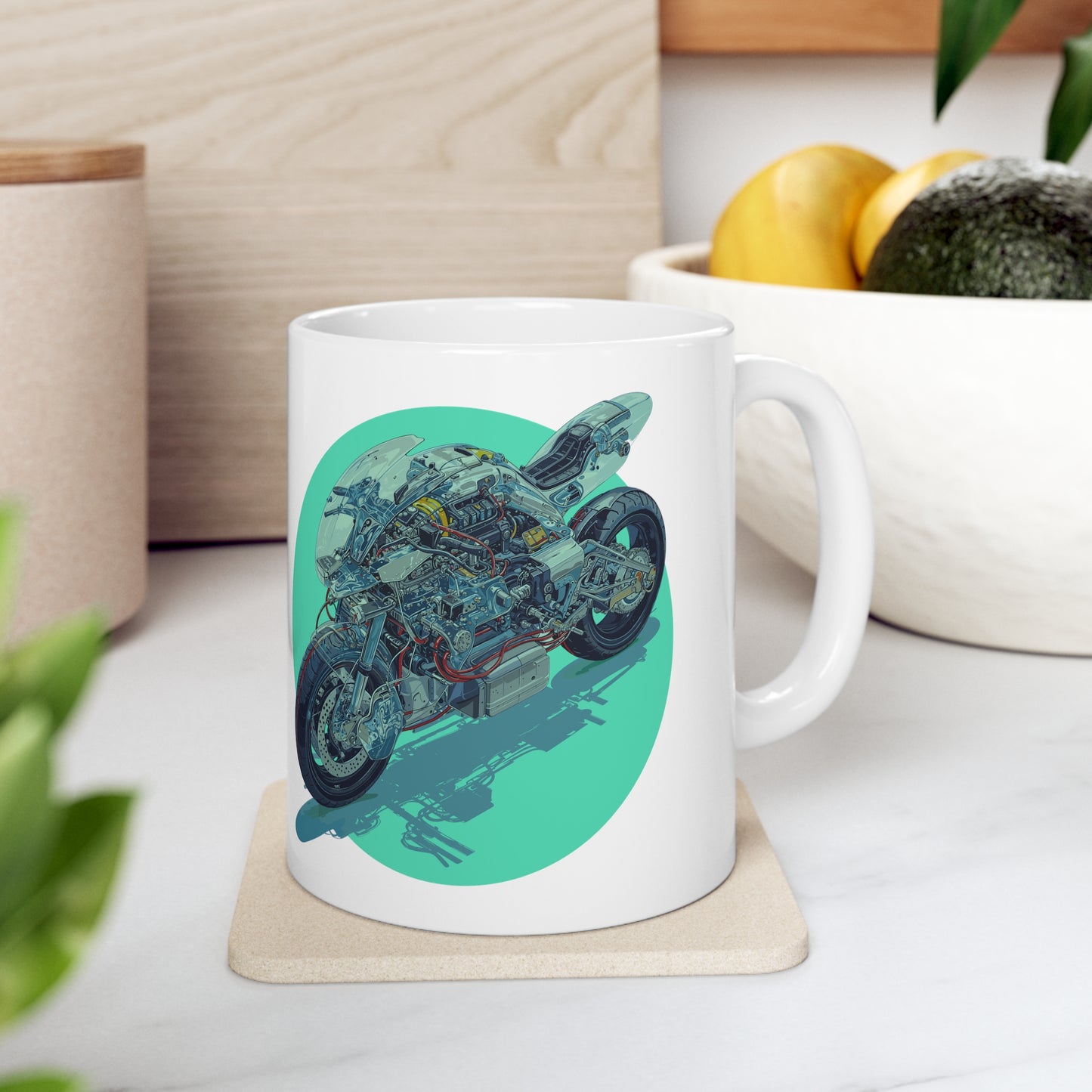 Future Motorcycle Ceramic Mug 11oz