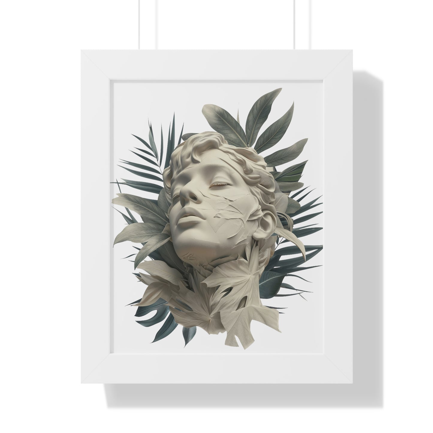 Tropical Eclectic Framed Vertical Poster