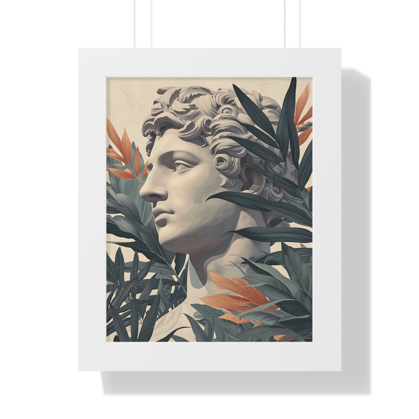 Tropical Eclectic Framed Vertical Poster