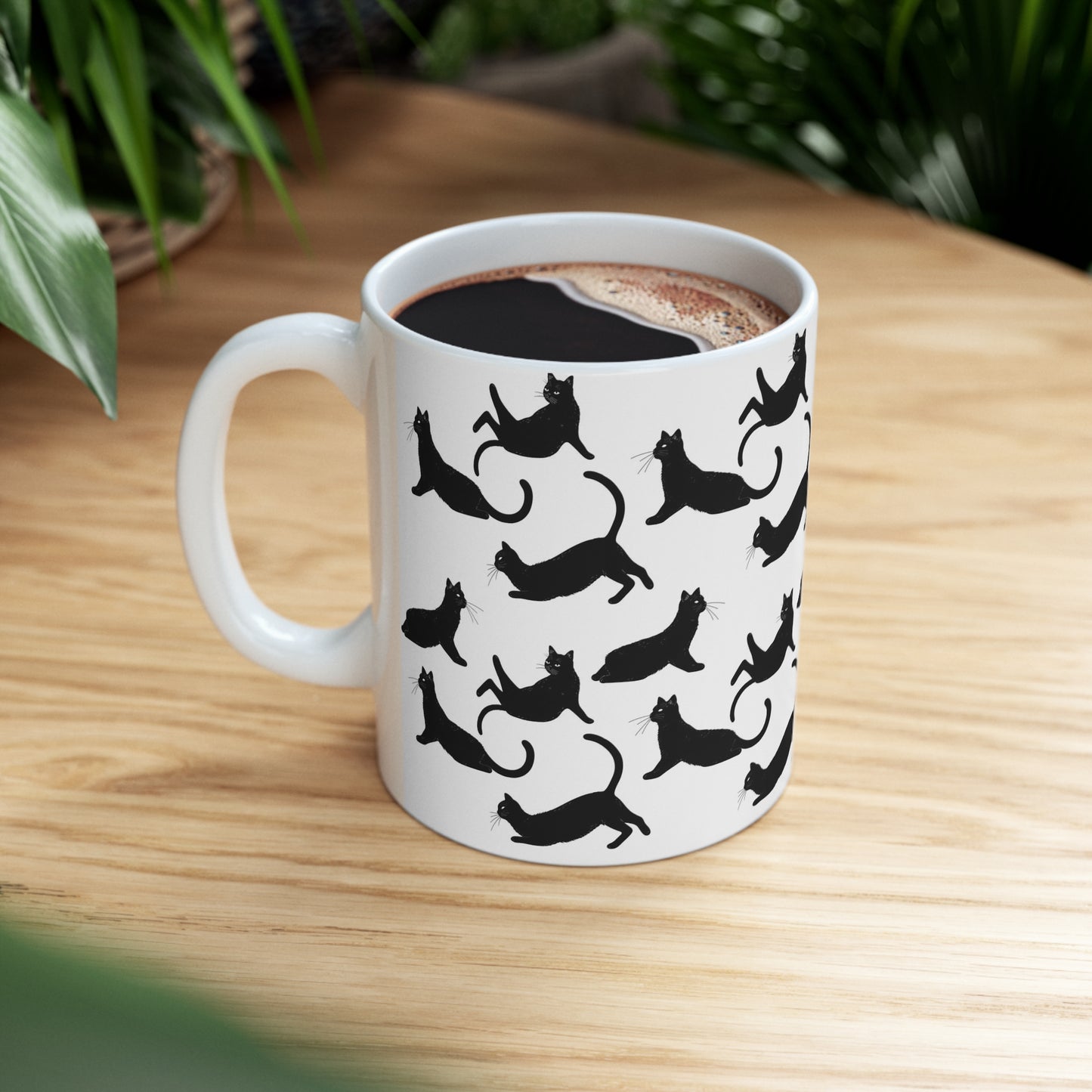 Relaxed Cat Ceramic Mug 11oz