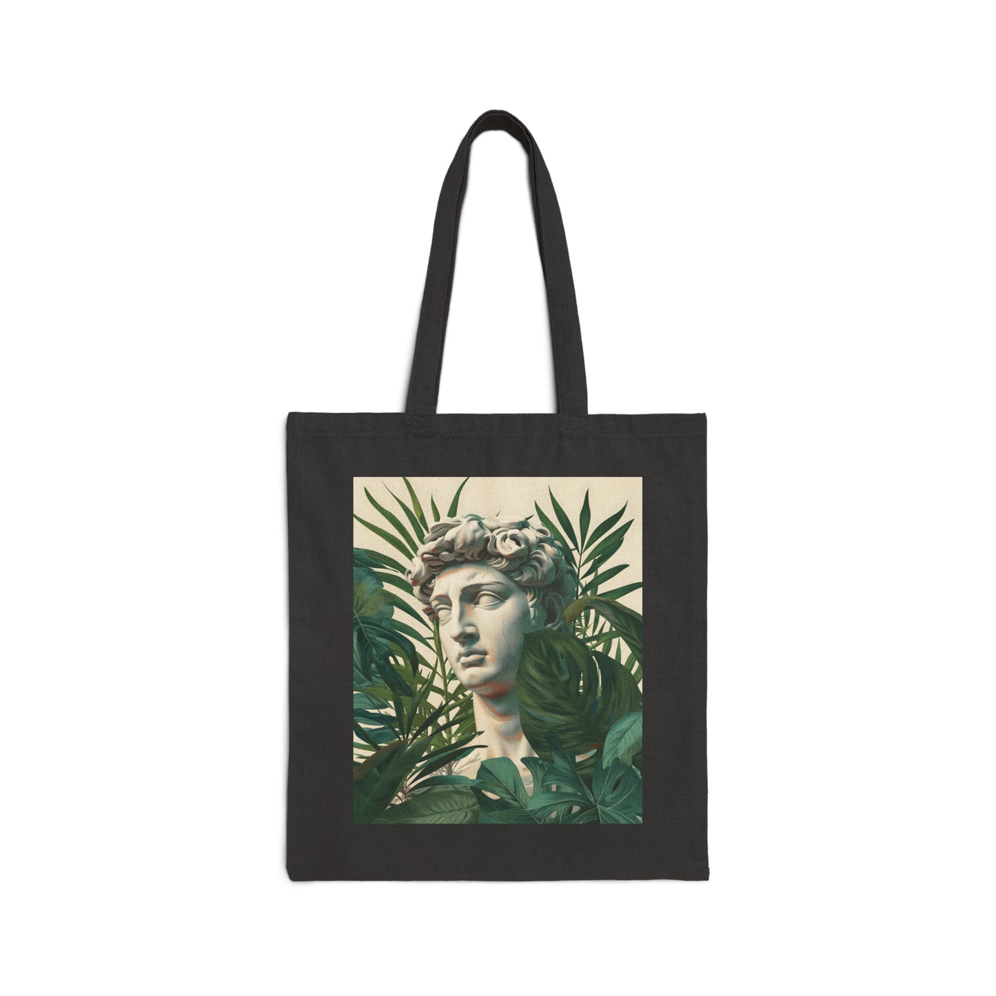 Tropical Eclectic Cotton Canvas Tote Bag