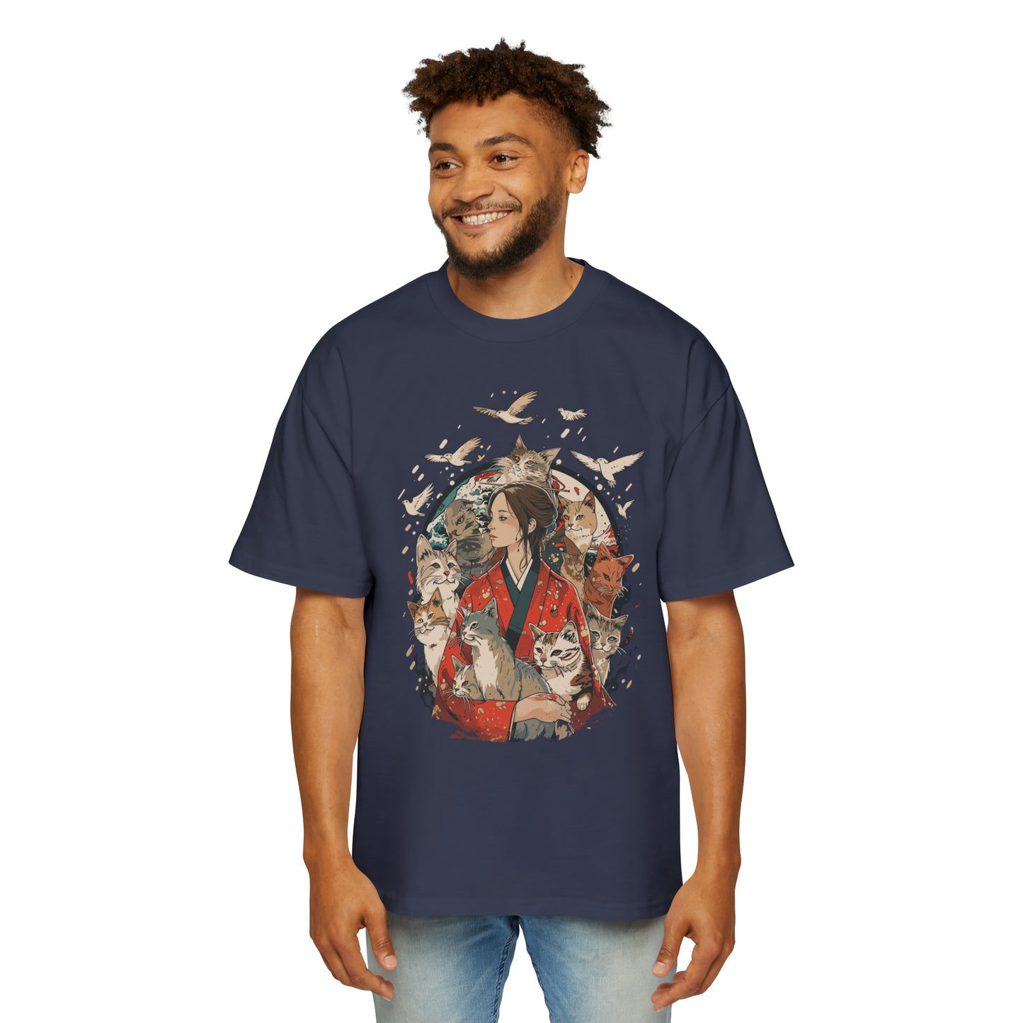 Haku Cats Heavy Oversized Tee