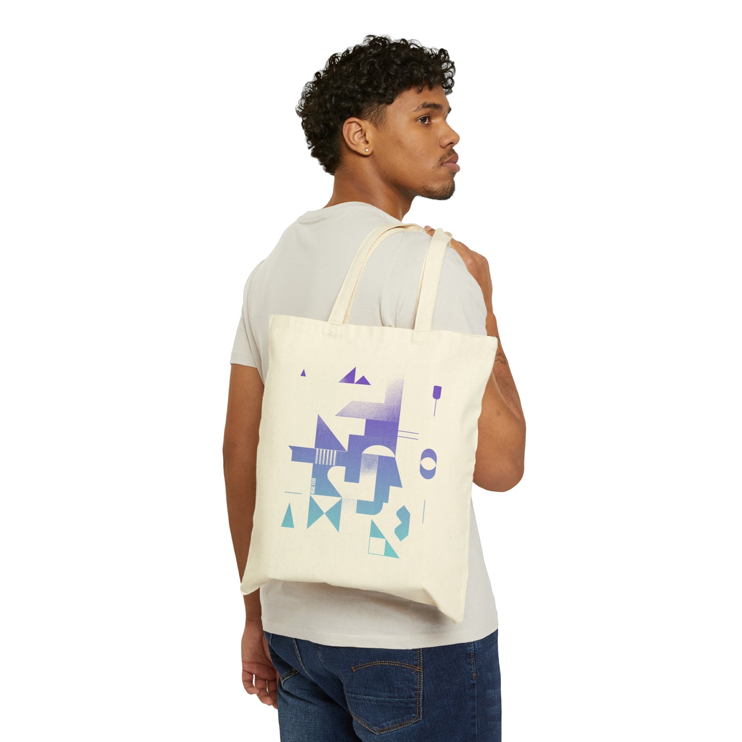 Abstract Geometric Tote Bag