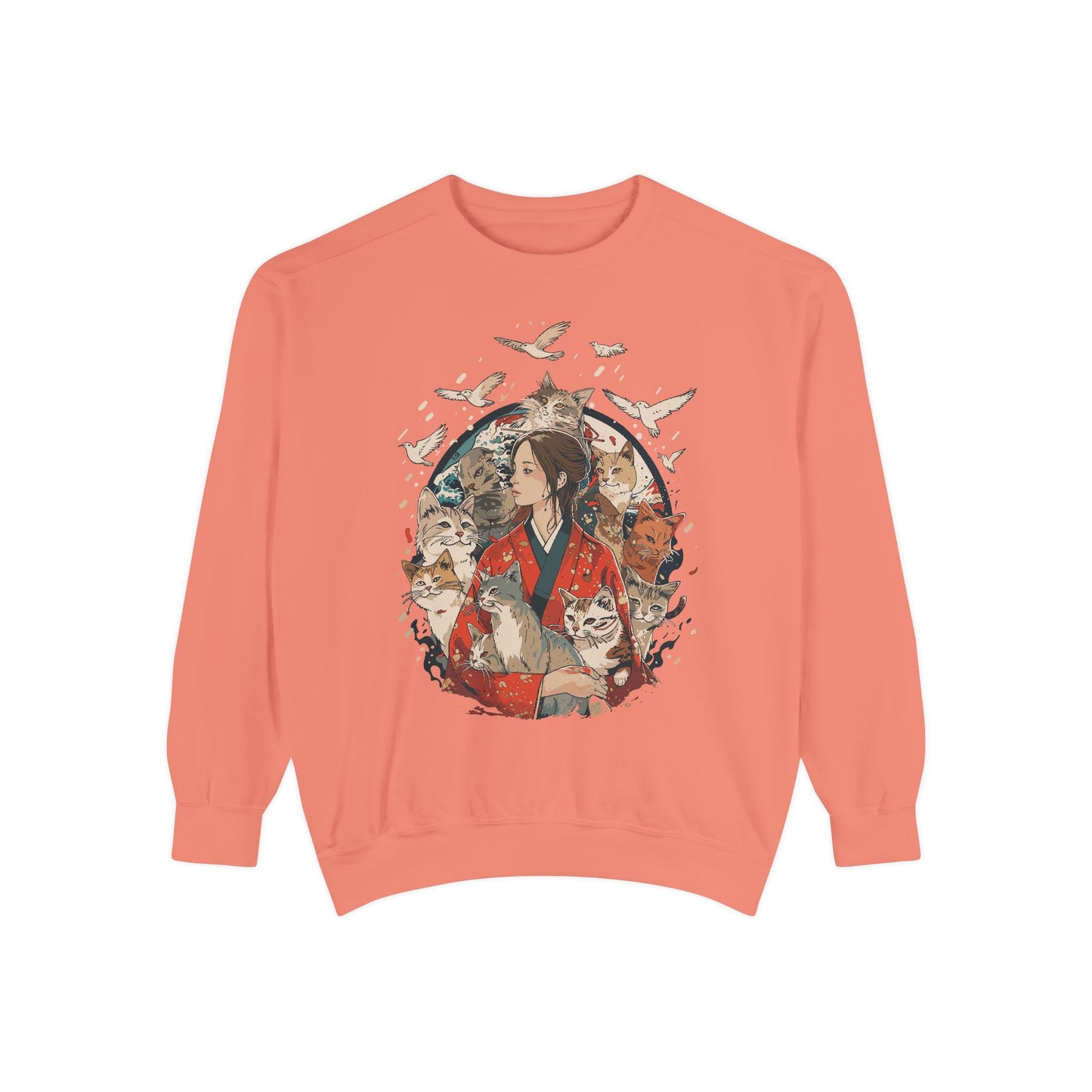 Oversized Sweatshirt - HAKU CAT Collection with @sumo_world