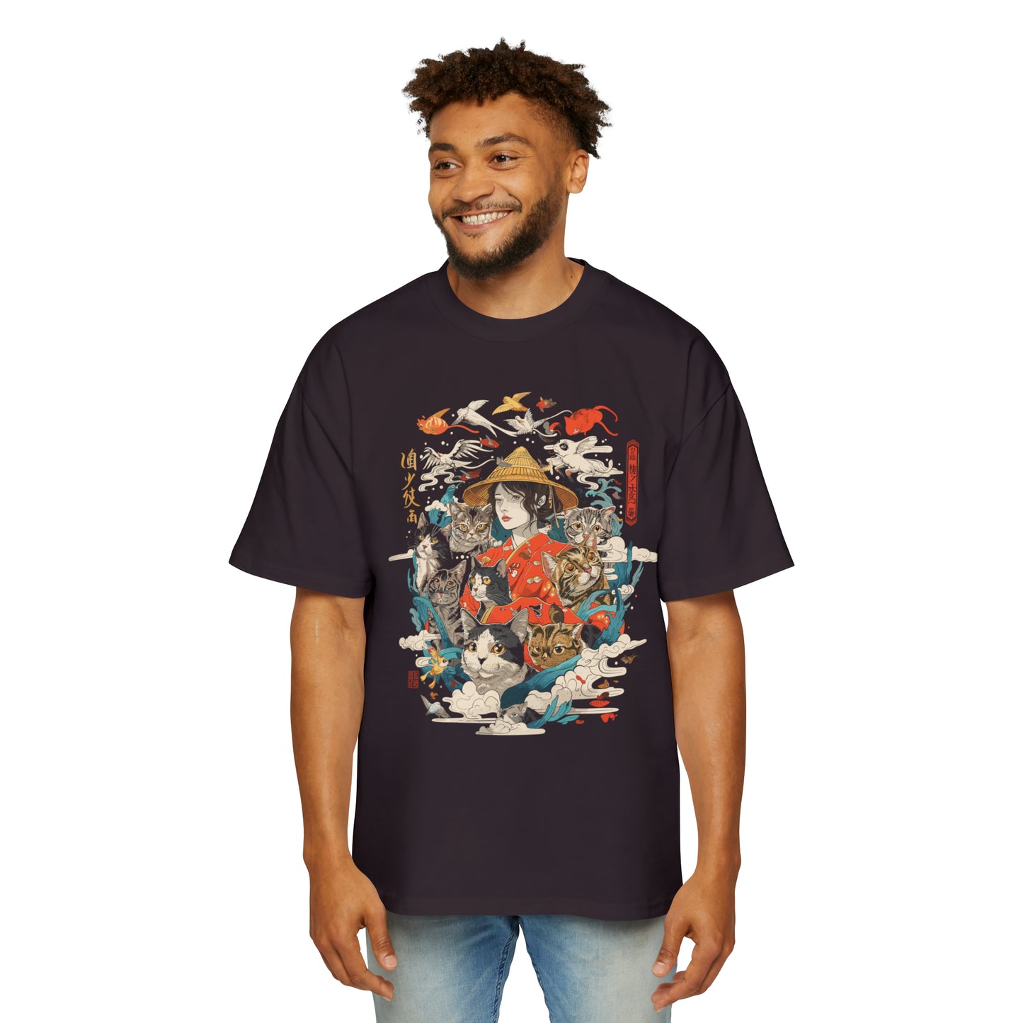 Haku Cats Heavy Oversized Tee